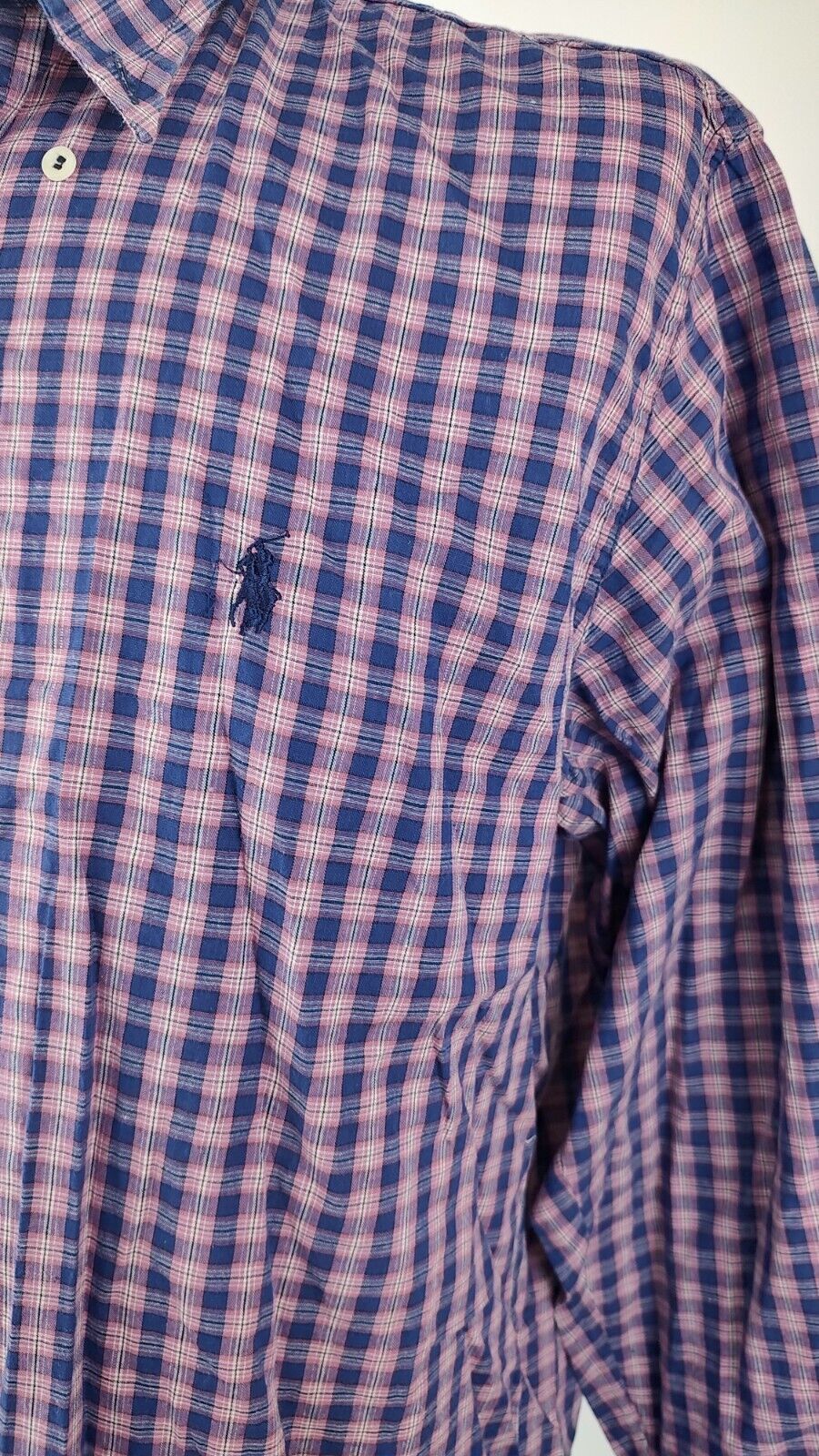 RALPH LAUREN CAMICIA UOMO COTONE TG. 15  MAN CASUAL VINTAGE SHIRT
