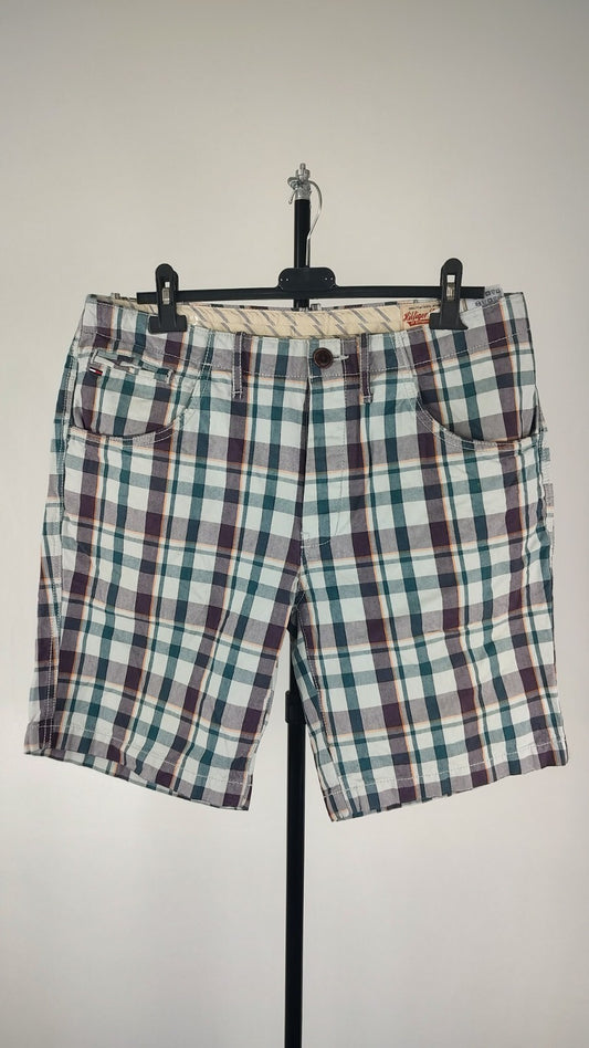 HILFIGER DENIM PANTALONI BERMUDA UOMO COTONE TG. W33 MAN PANTS CASUAL VINTAGE