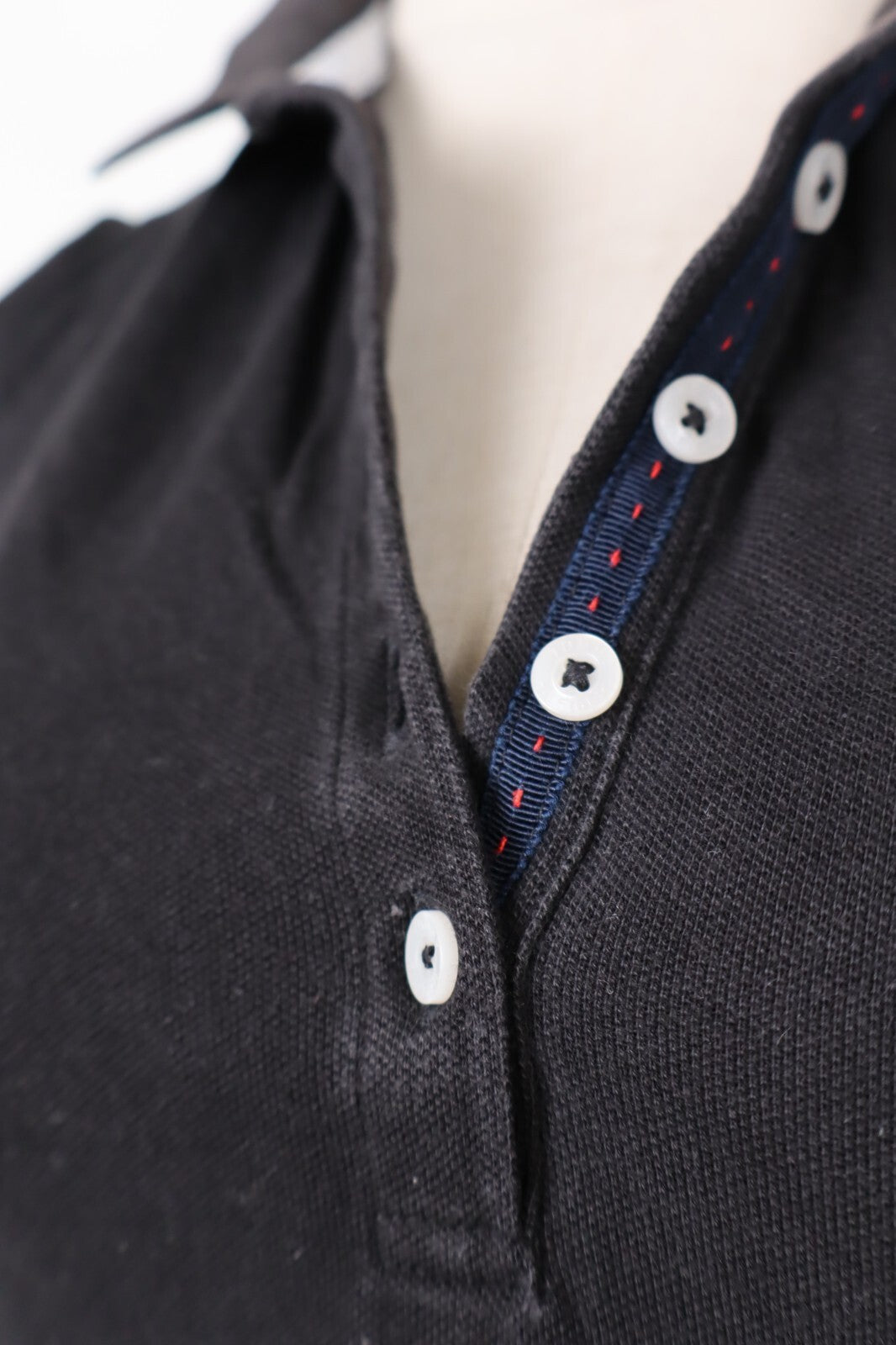 TOMMY HILFIGER POLO MAGLIA T-SHIRT DONNA COTONE TG. S SLIM WOMAN CASUAL VINTAGE