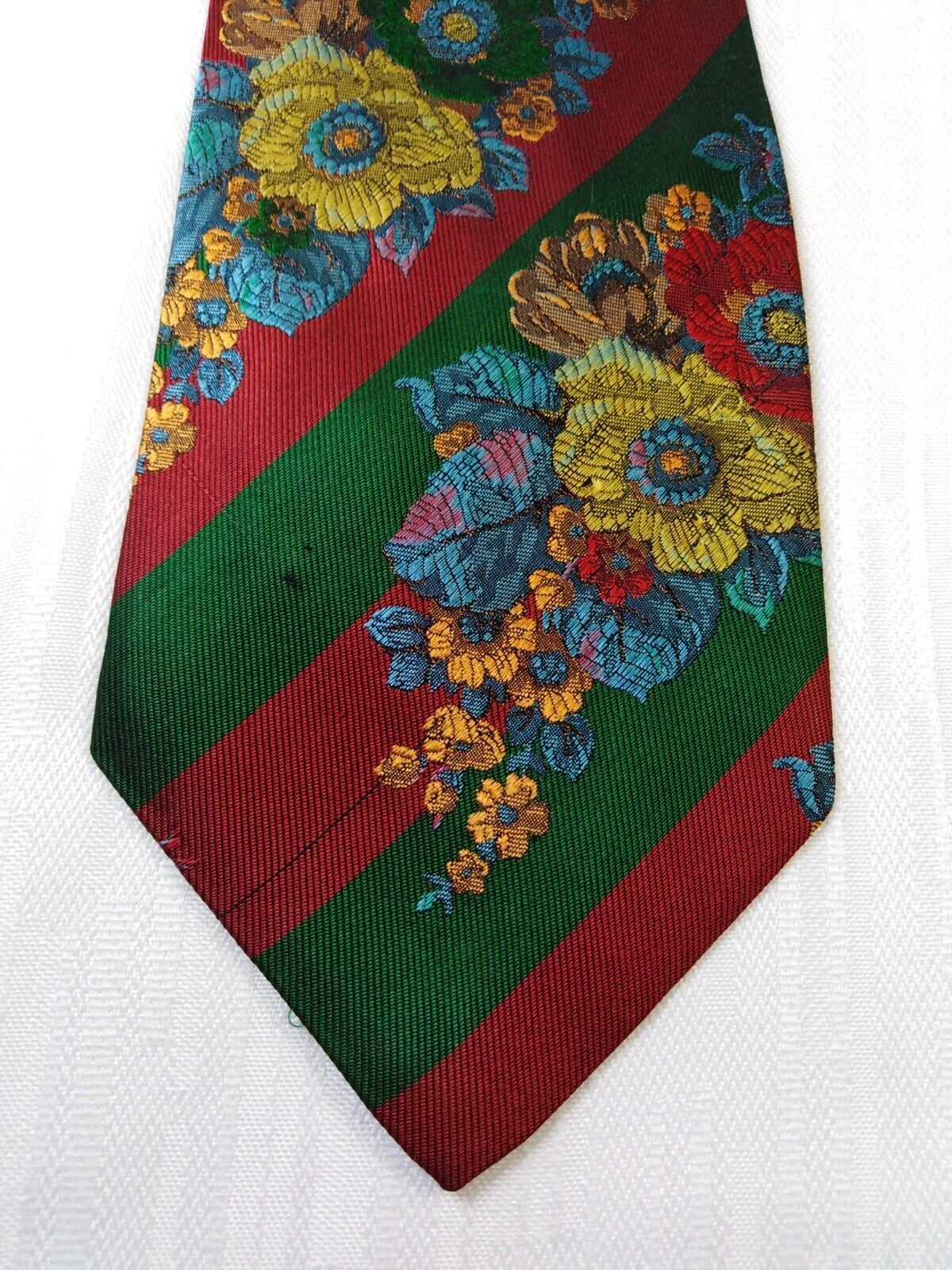 GUY LAROCHE 100% SETA SILK TIE CRAVATTA NECKTIE ITALY VINTAGE CLASSIC