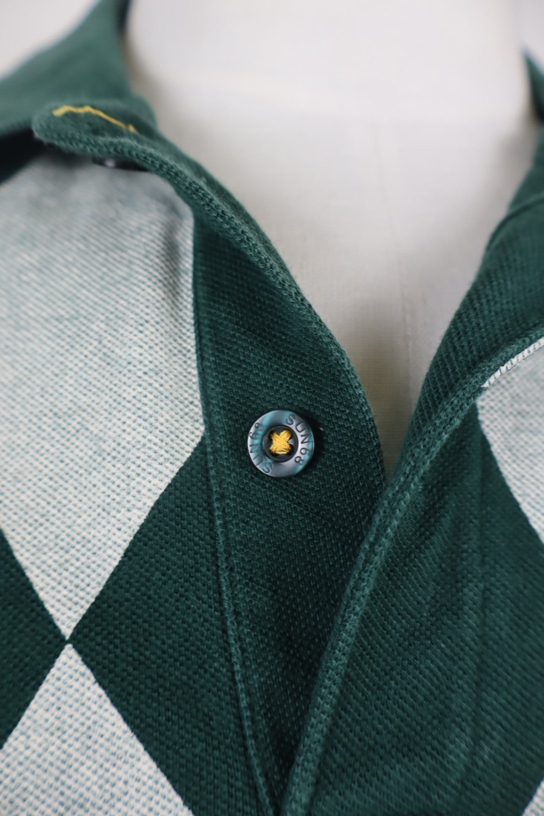 SUN68 POLO MAGLIA UOMO COTONE TG. M MAN COTTON T-SHIRT CASUAL VINTAGE LOGO