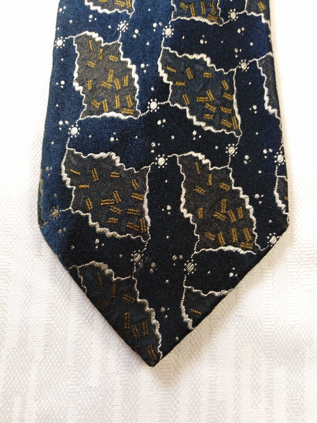 GUY LAROCHE 100% SETA SILK TIE CRAVATTA NECKTIE ITALY VINTAGE CLASSIC