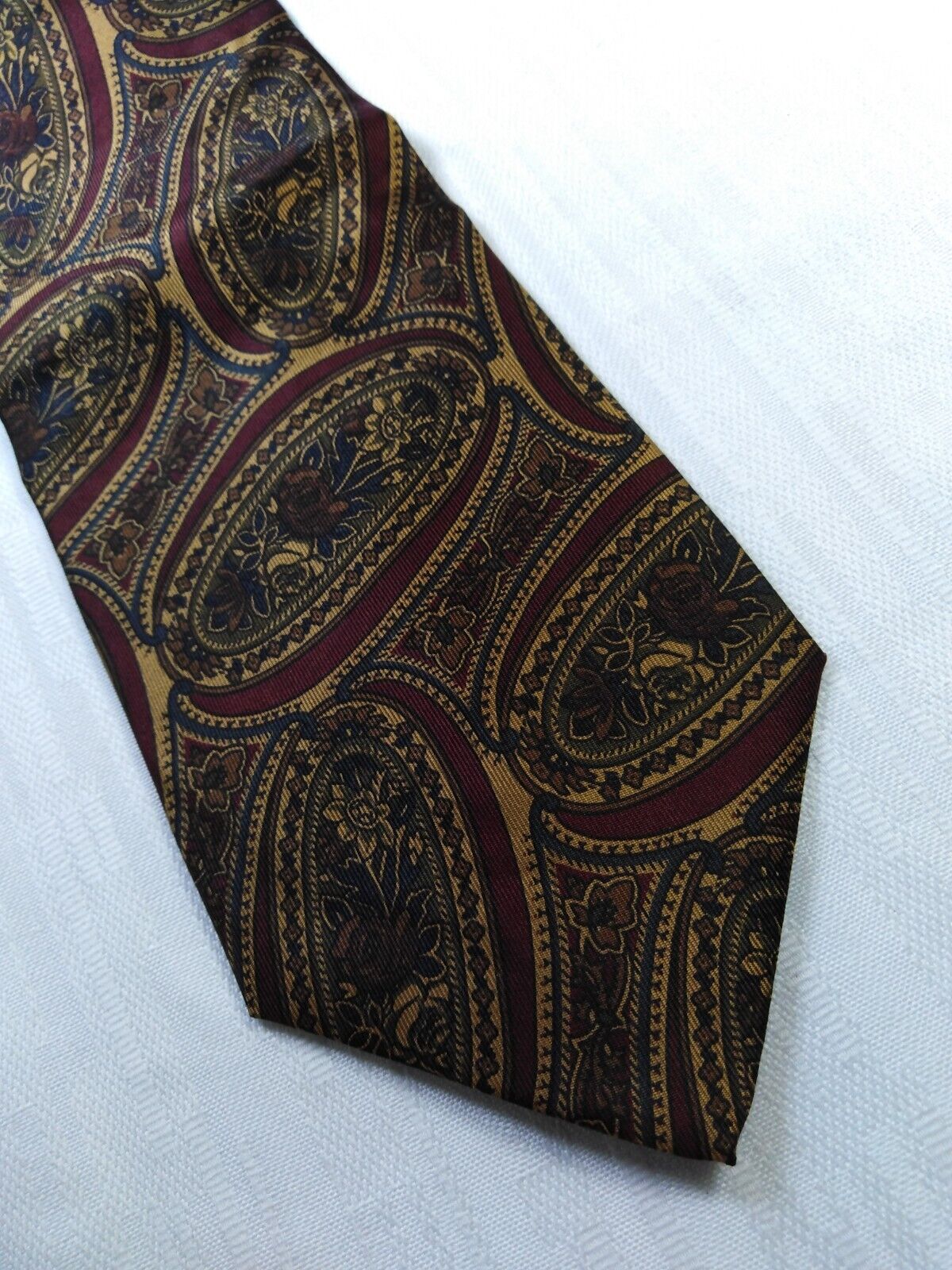 PIERRE BALMAIN 100% SILK TIE SETA CRAVATTA NECKTIE MADE ITALY VINTAGE CLASSIC