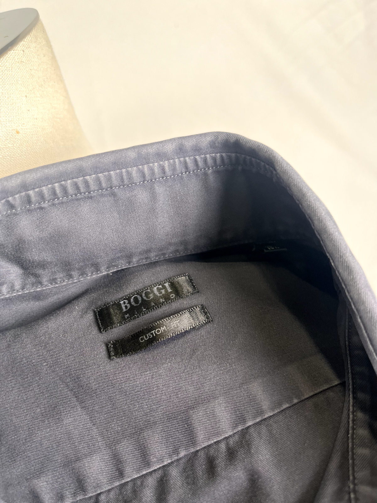 HUGO BOSS CAMICIA COTONE UOMO TG 39 15/2 MAN SHIRT CASUAL VINTAGE COTTON