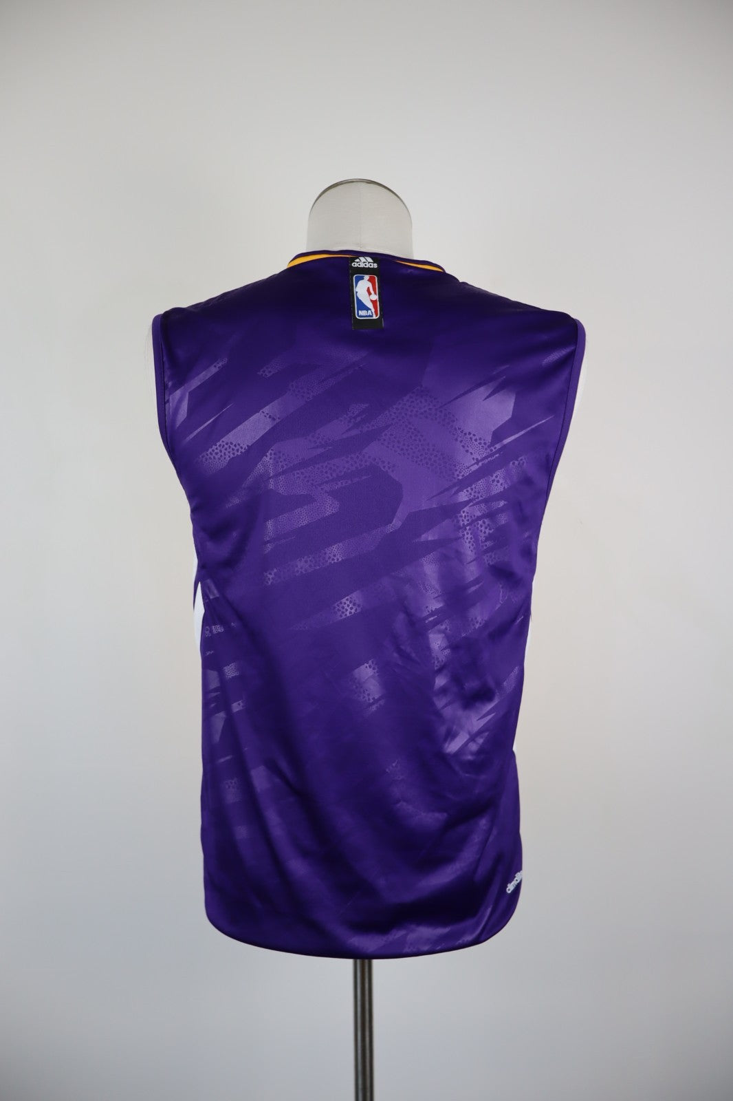 ADIDAS LAKERS NBA CANOTTA MAGLIA SMANICATA BASKET T-SHIRT UOMO TG S SPORT LOGO