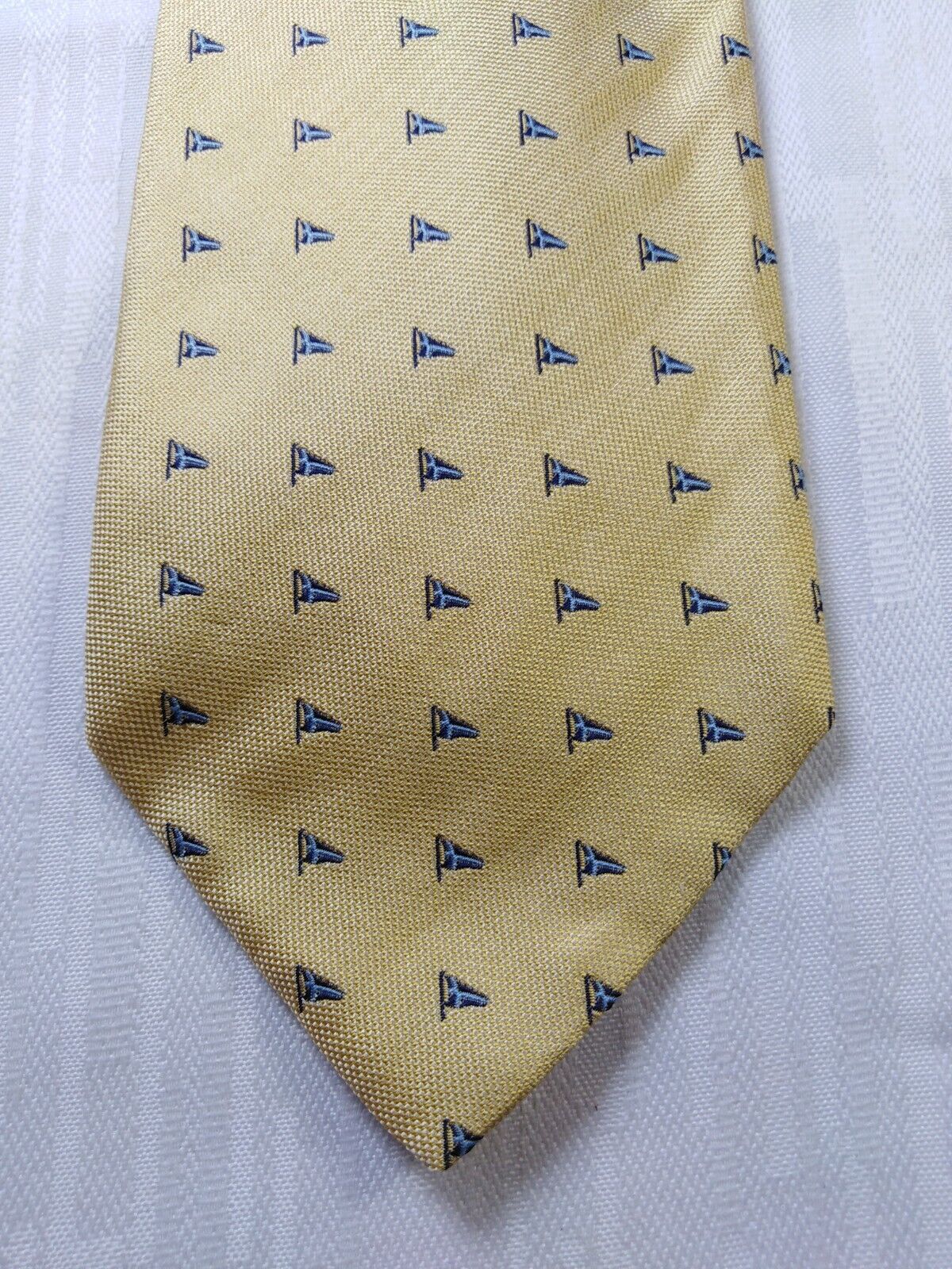 BROOKSFIELD 100% SETA SILK TIE CRAVATTA NECKTIE ITALY VINTAGE CLASSIC