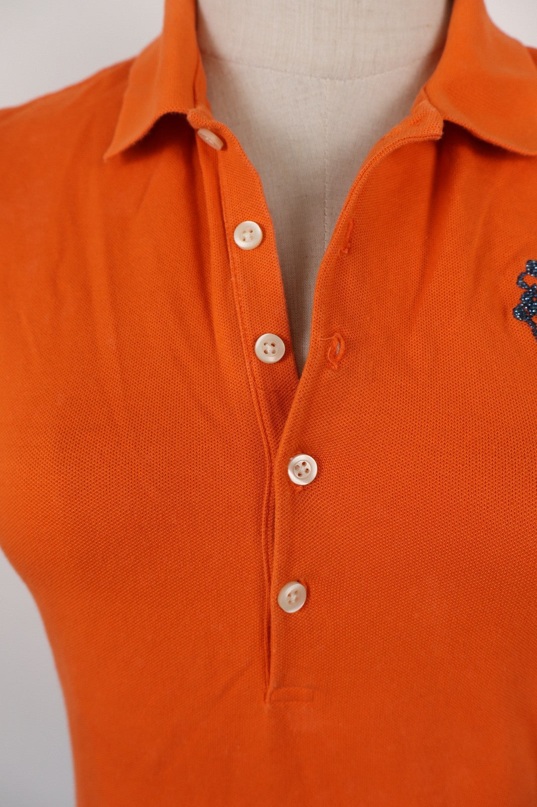 RALPH LAUREN POLO MAGLIA DONNA TG. S WOMAN SHIRT CASUAL VINTAGE LOGO RICAMATO