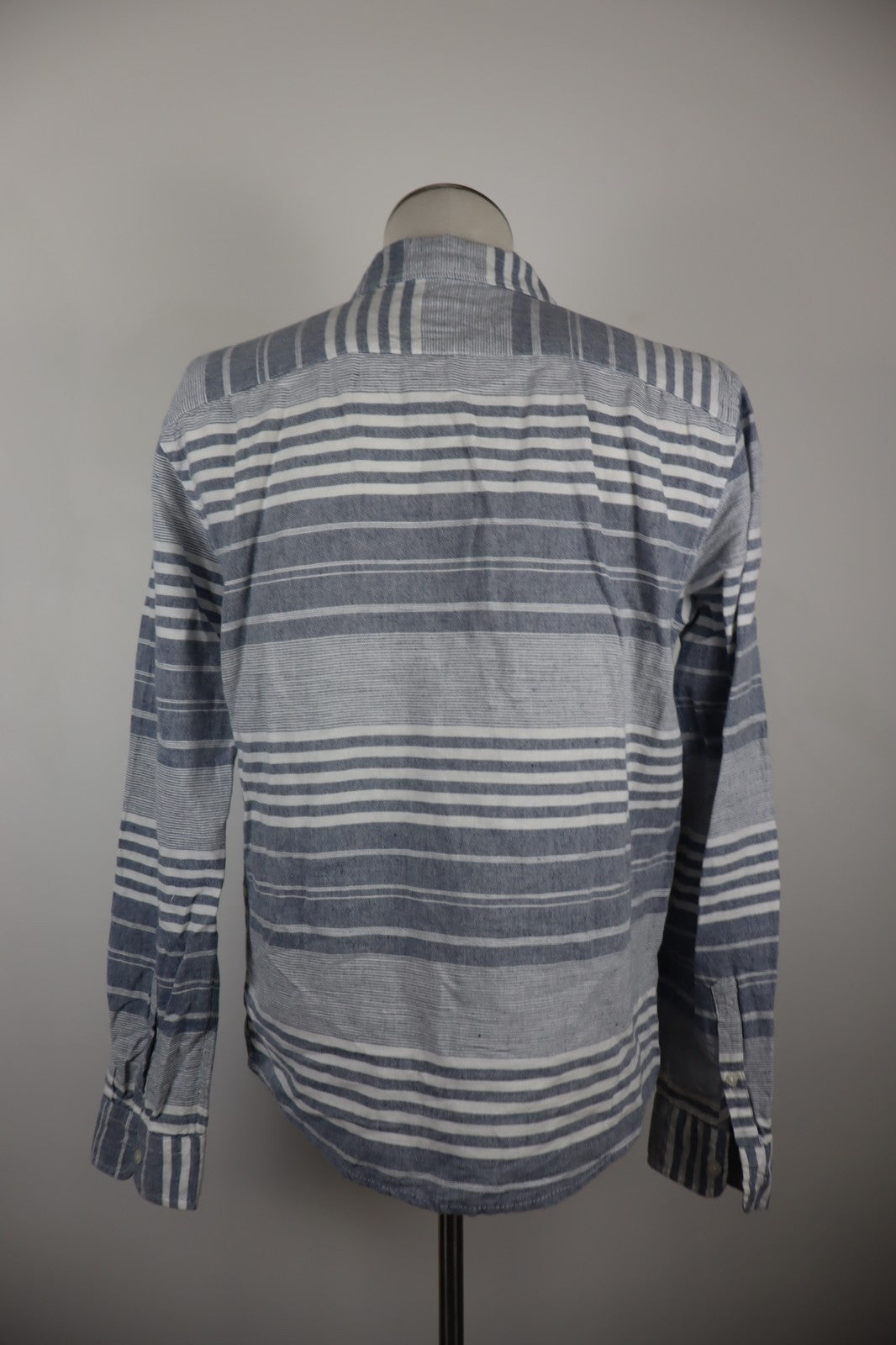 GAP CAMICIA UOMO TG M MAN CASUAL VINTAGE SHIRT LINO LINEN TASCHE MANICA LUNGA