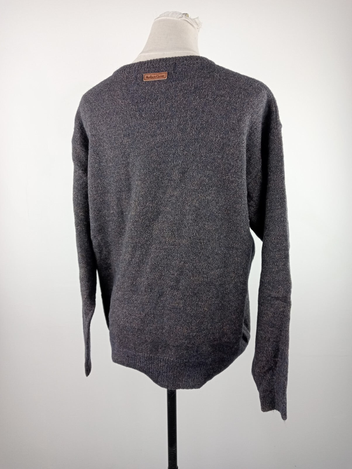 MARLBORO CLASSICS MAGLIONE WOOL LANA VINTAGE UOMO L MAN SWEATER CASUAL ITALY