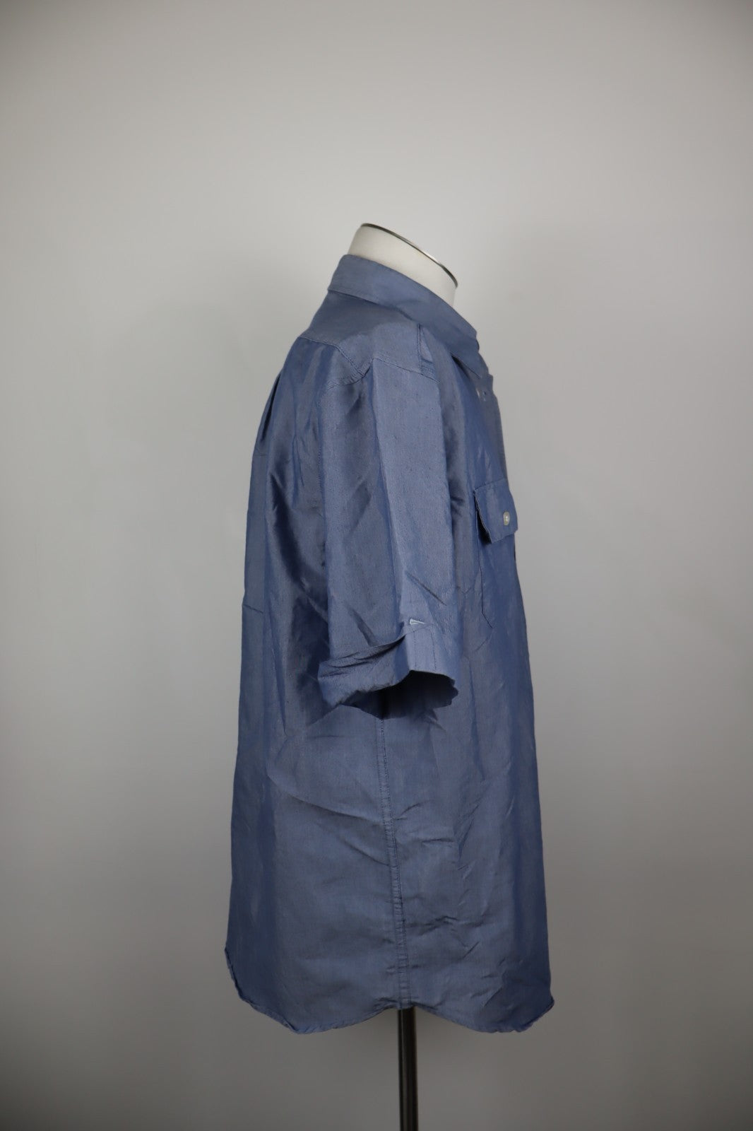 AJ ARMANI JEANS CAMICIA UOMO COTONE TG. L MAN CASUAL VINTAGE COTTON SHIRT TASCHE