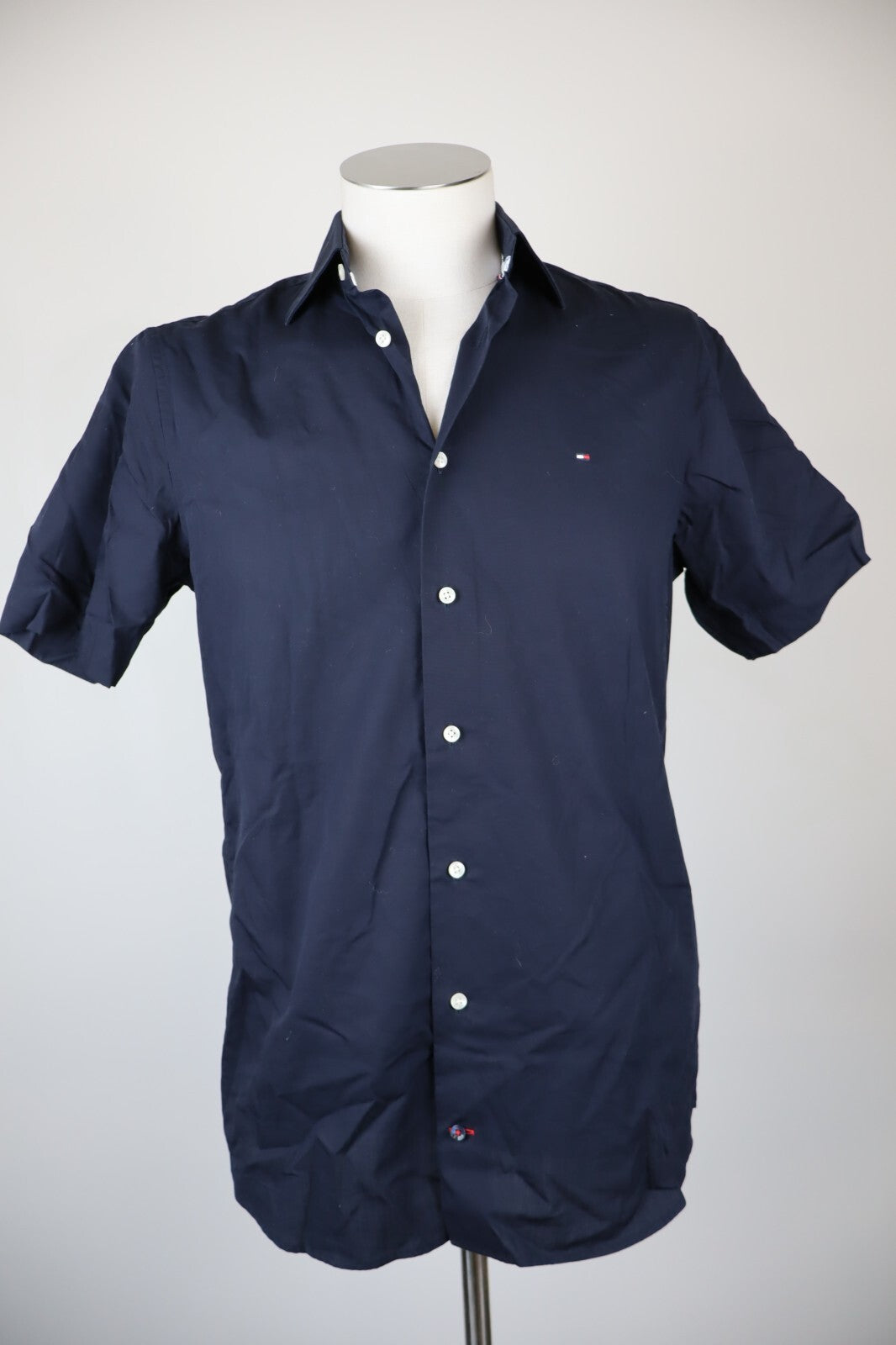 TOMMY HILFIGER CAMICIA UOMO COTONE TG. 38 15 MAN CASUAL VINTAGE SHIRT COTTON