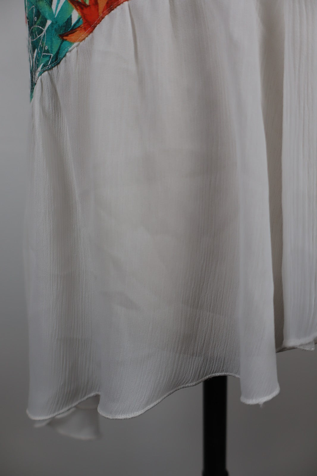 DESIGUAL MAGLIA SMANICATA TOP DONNA TG S WOMAN CASUAL VINTAGE T-SHIRT COTONE