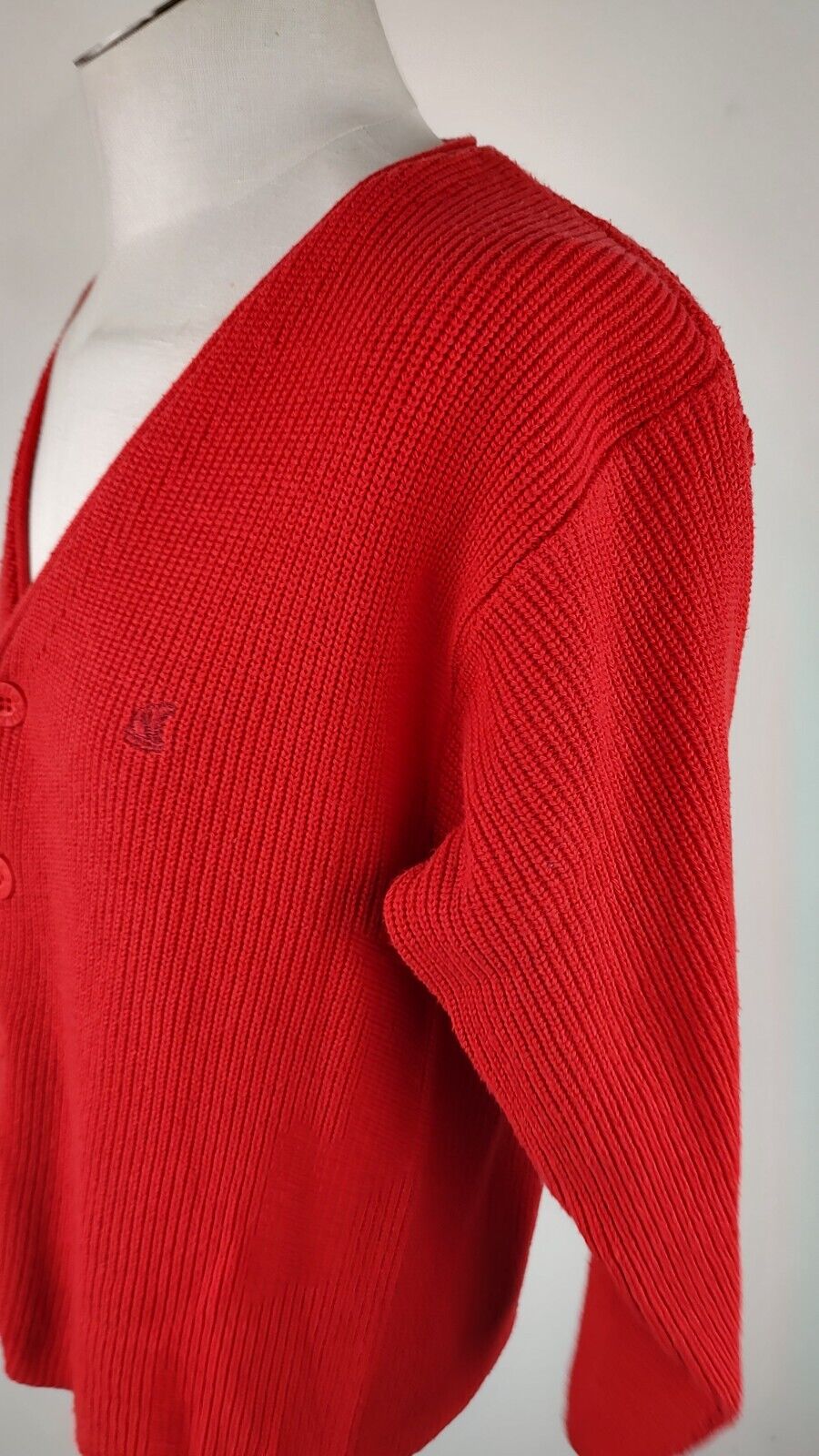 NORTH POLE MAGLIONE CARDIGAN VINTAGE COTONE UOMO Tg. S MAN SWEATER CASUAL
