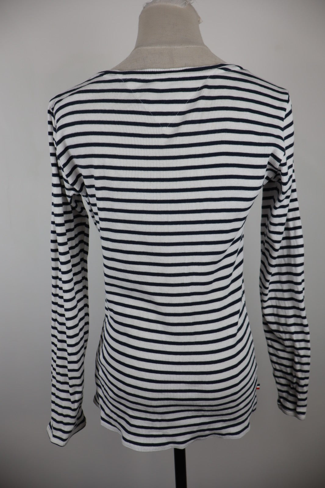 TOMMY JEANS HILFIGER MAGLIA COTONE DONNA L WOMAN CASUAL VINTAGE T-SHIRT A RIGHE