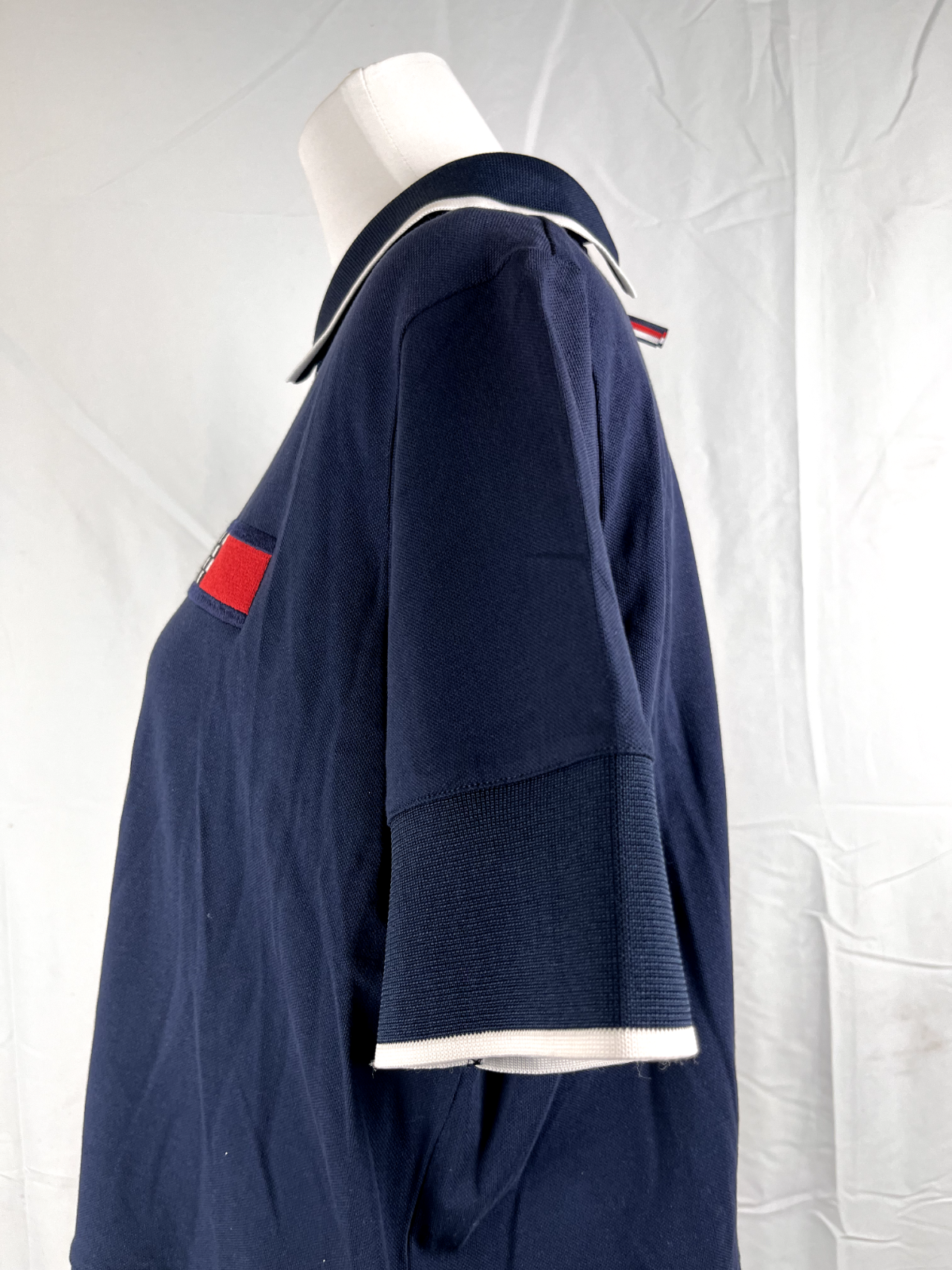 TOMMY HILFIGER POLO MAGLIA DONNA COTONE TG 2XL WOMAN SHIRT CASUAL VINTAGE COTTON