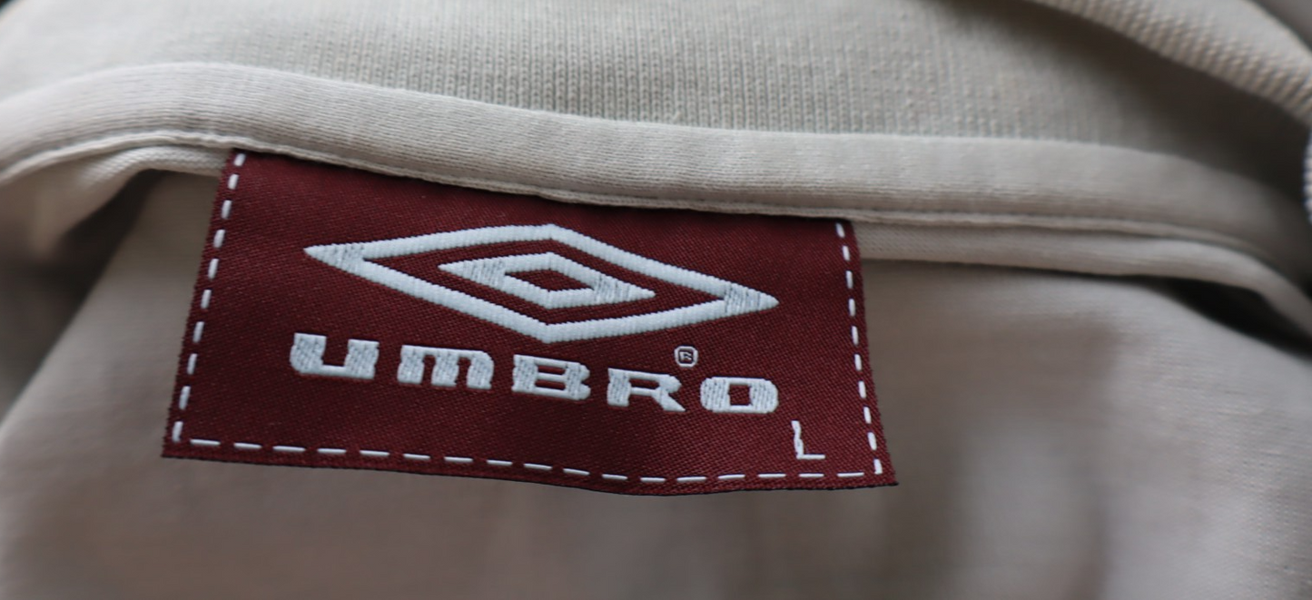 UMBRO FOOTBALL COLLECTION MAGLIA POLO UOMO TG L MAN SHIRT CASUAL VINTAGE COTONE
