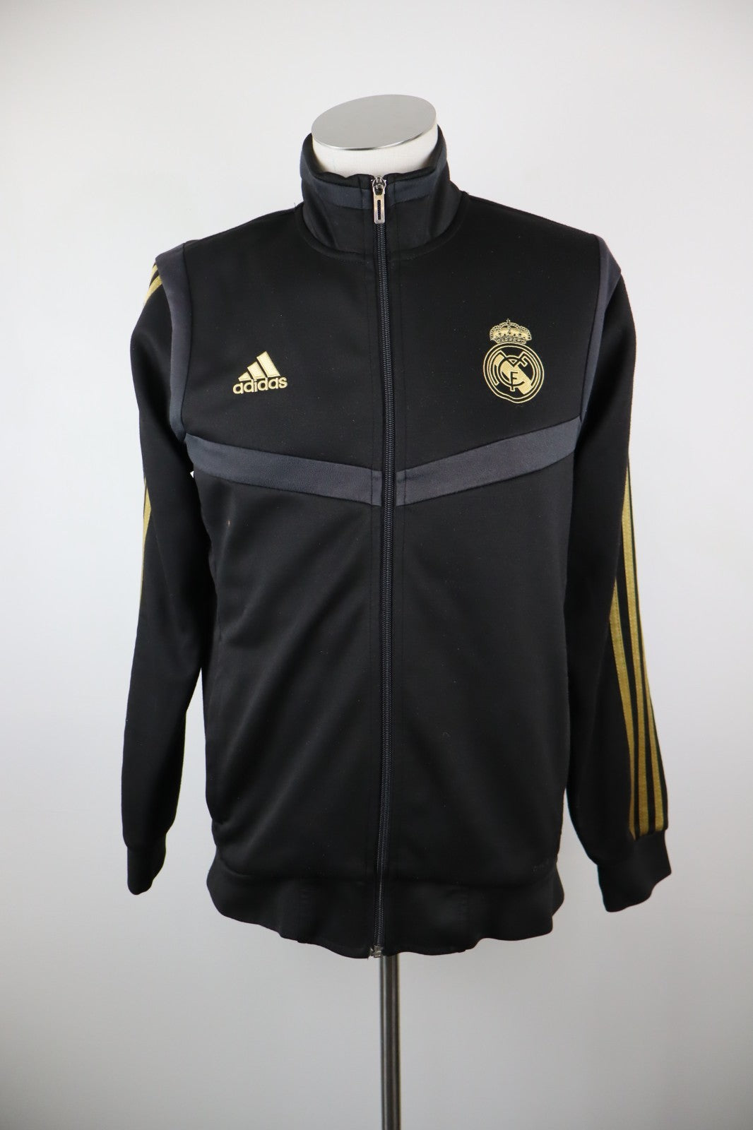 ADIDAS REAL MADRID GIACCA SPORT CALCIO UOMO Tg M MAN VINTAGE JACKET SOCCER