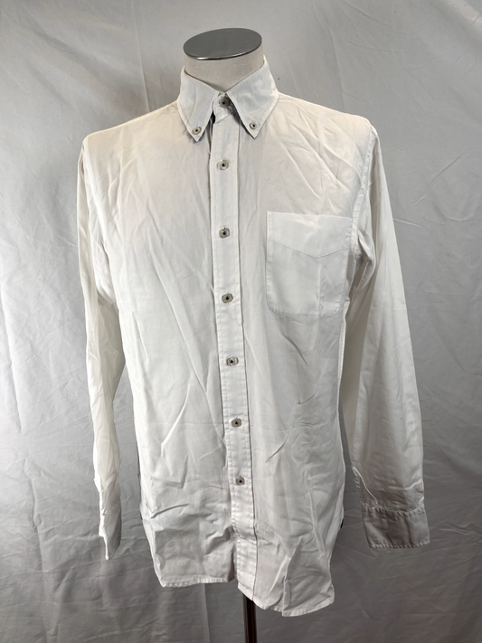 BOGGI MILANO CAMICIA COTONE UOMO TG M MAN CASUAL VINTAGE SHIRT COTTON