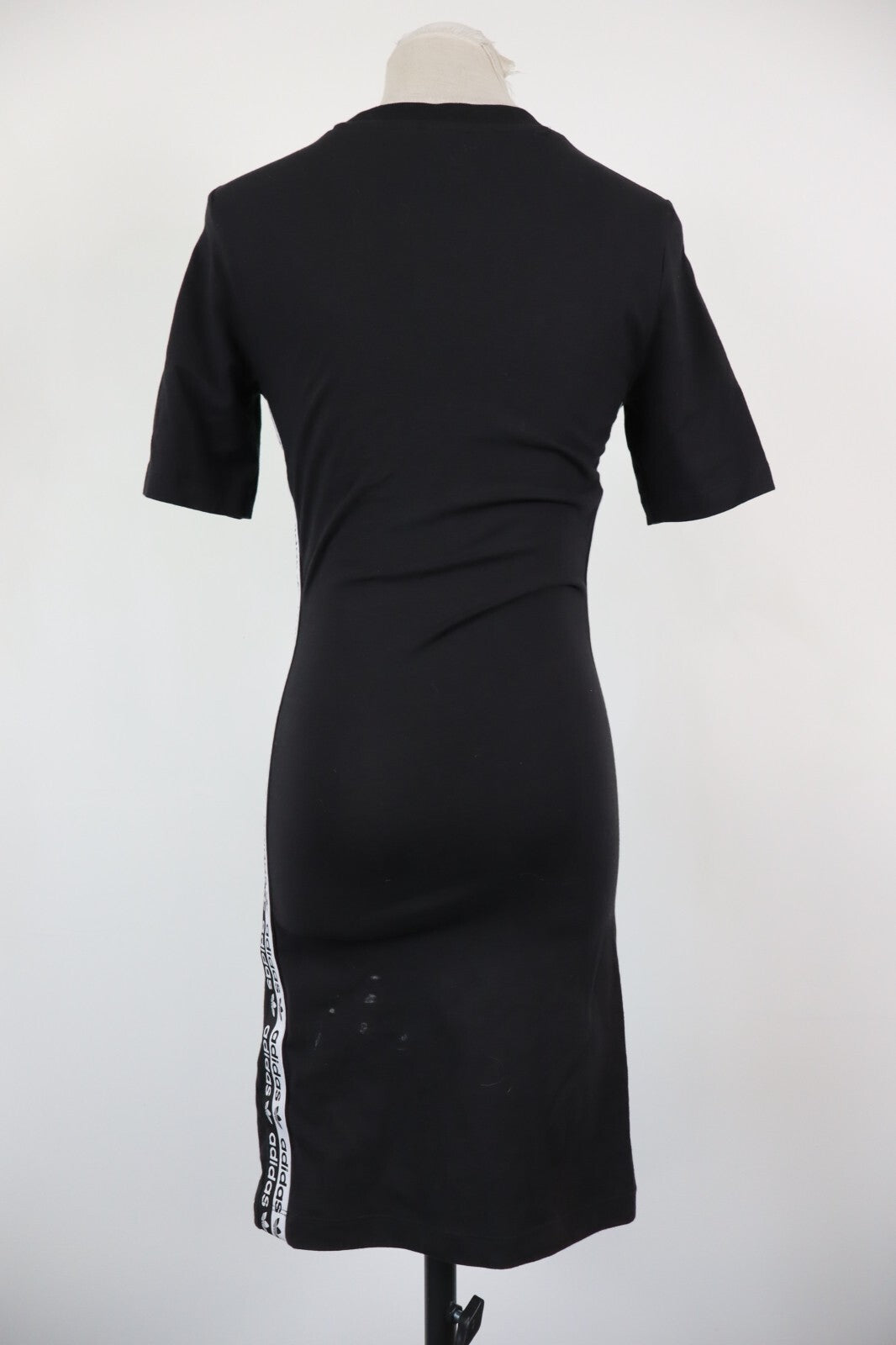 ADIDAS VESTITO ABITO DONNA TG. 38 WOMAN CASUAL VINTAGE DRESS FELPA COTONE