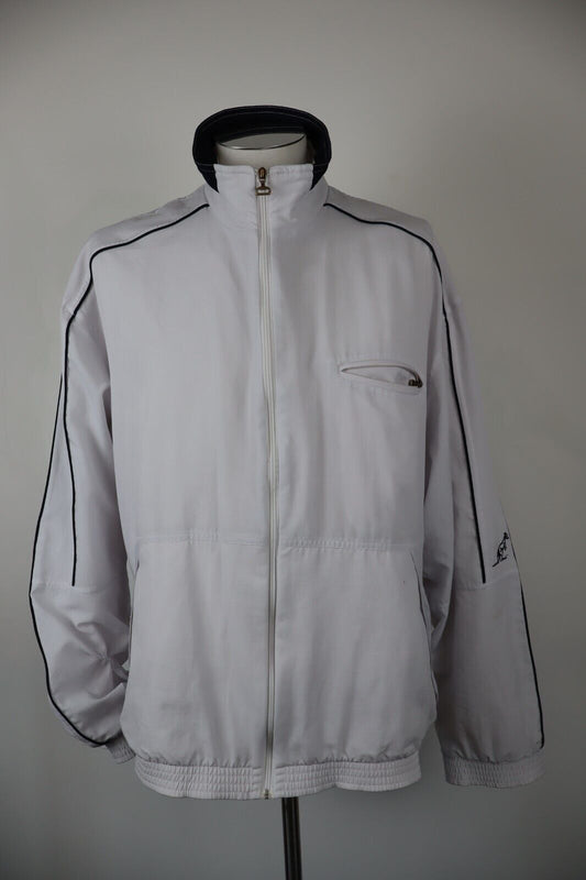 AUSTRALIAN GIACCA UOMO Tg. 56 MAN VINTAGE CASUAL SPORT JACKET FELPA CON ZIP