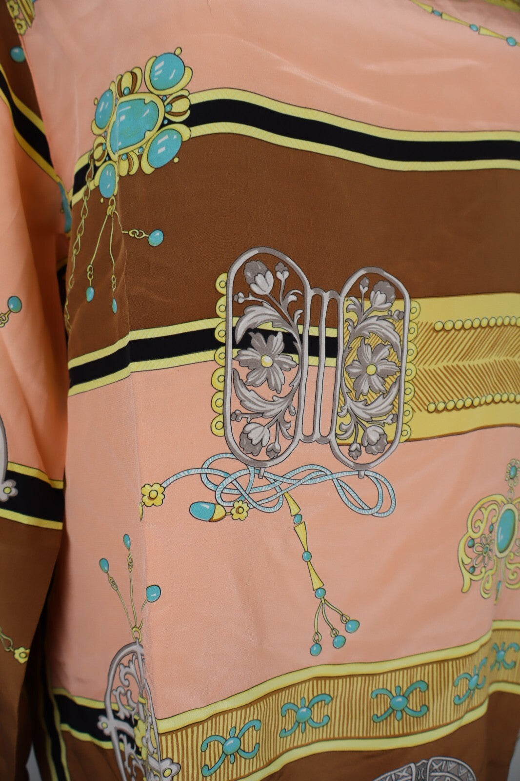 MARELLA MAGLIA SPALLINE DONNA TG. 46 WOMAN CASUAL VINTAGE T-SHIRT TOP SETA SILK