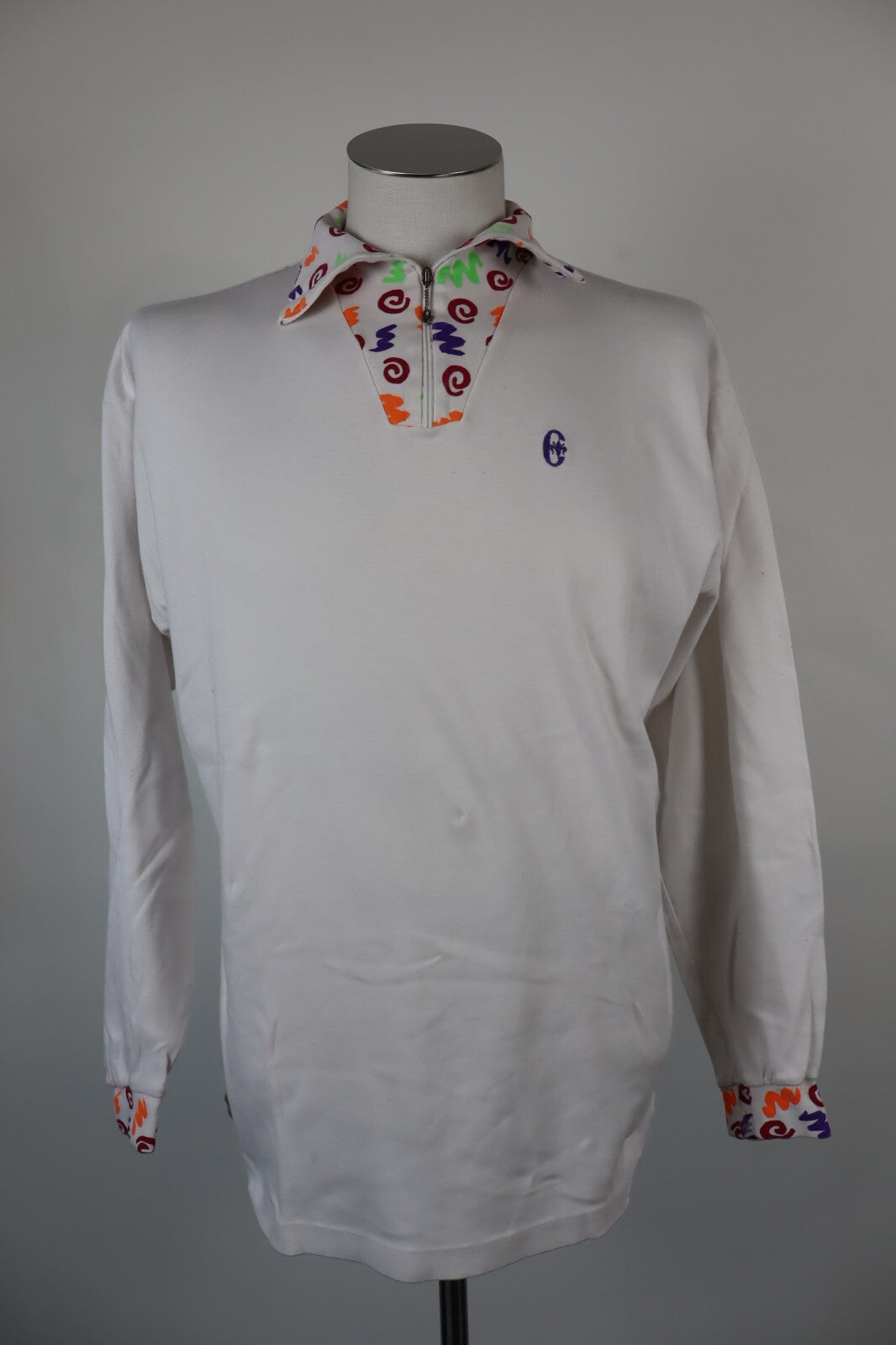 CONTE OF FLORENCE FELPA LEGGERA MAGLIA UOMO 54 MAN SPORT SWEATER VINTAGE COTONE