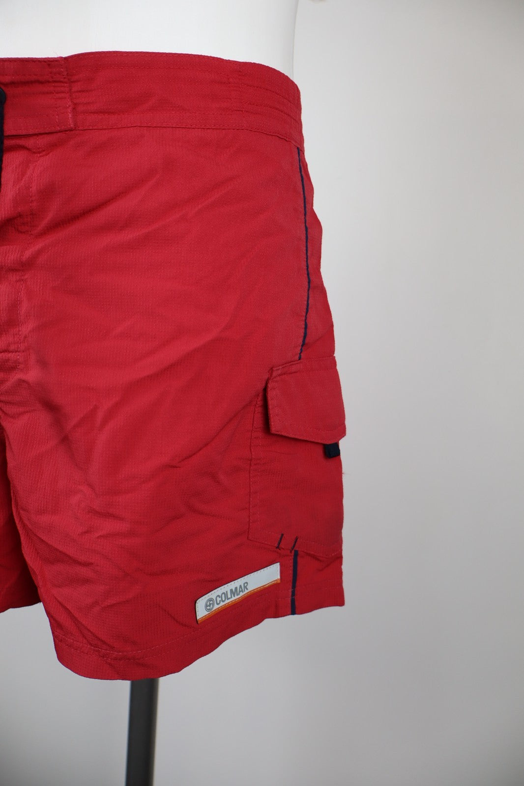 COLMAR COSTUME PANTALONCINO MARE UOMO TG 48 MEN SWIMSUIT VINTAGE CASUAL ROSSO