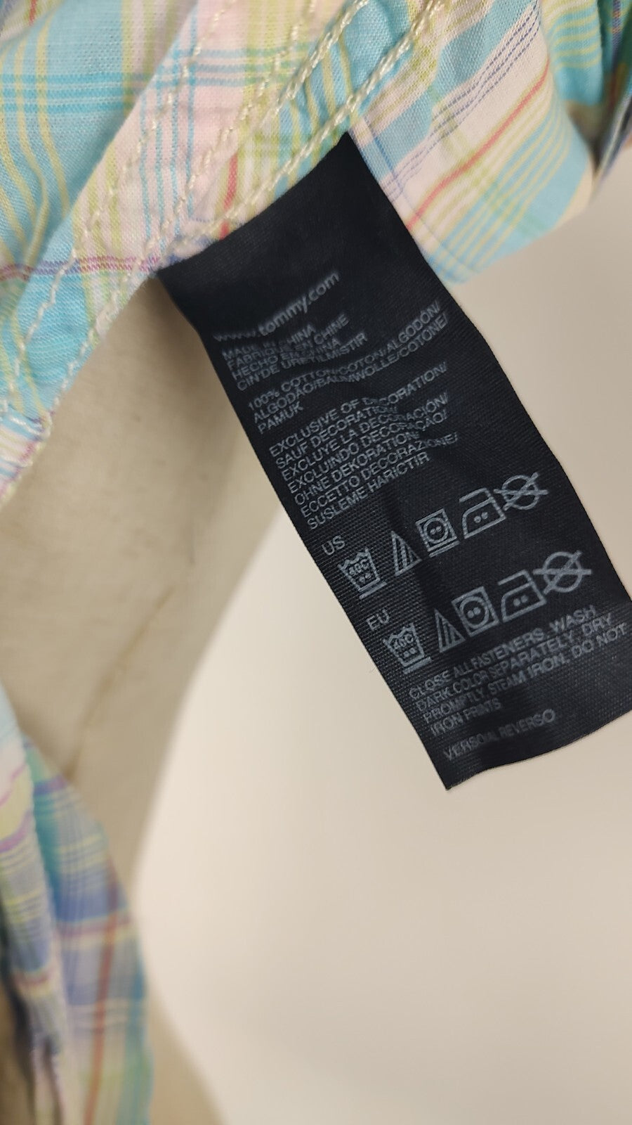 TOMMY HILFIGER CAMICIA DONNA TG. L WOMAN SHIRT CASUAL VINTAGE COTONE