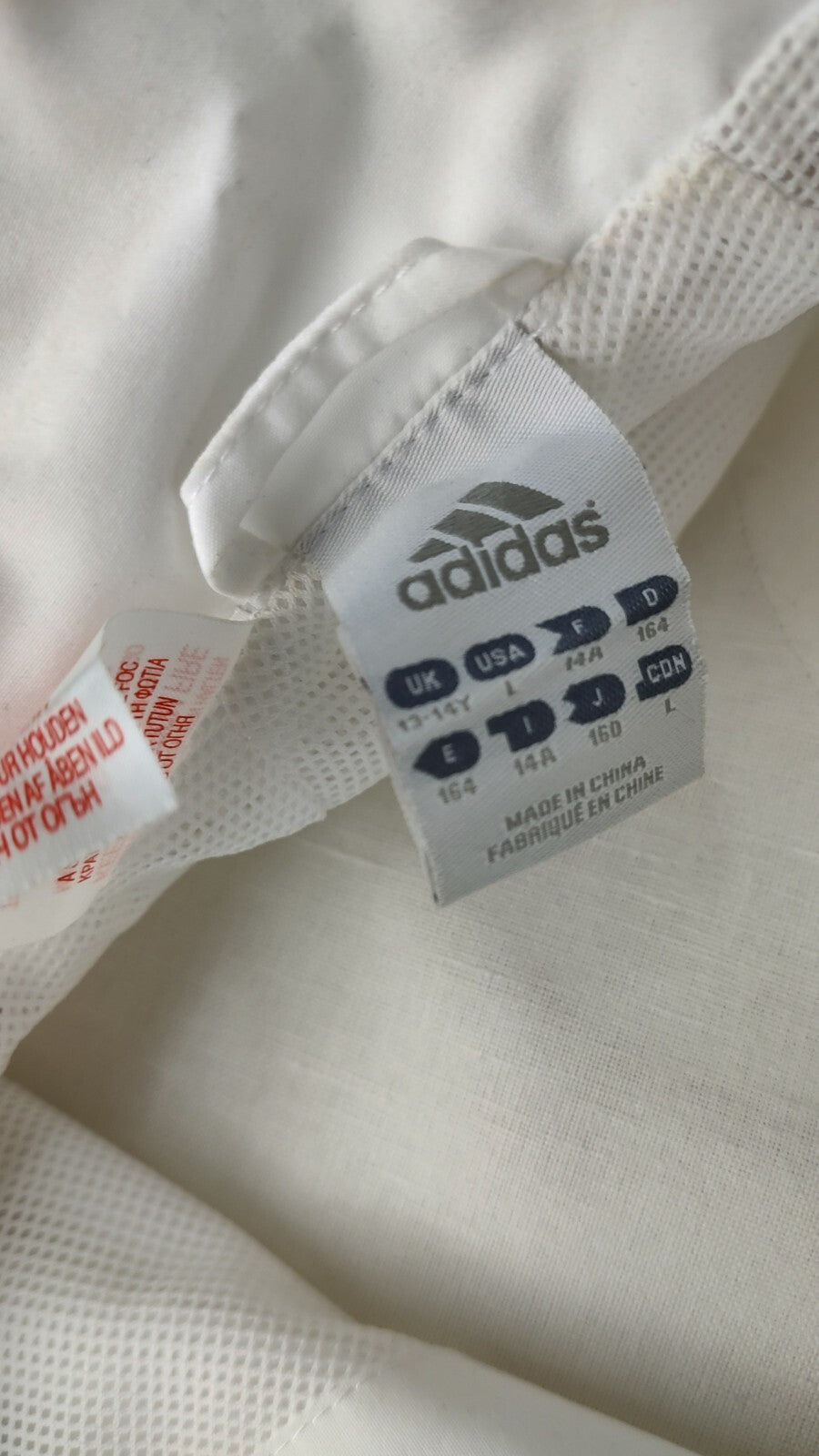 ADIDAS SPAGNA GIACCA SPORT CALCIO UOMO Tg 14Anni MAN SOCCER ESPANA JACKET