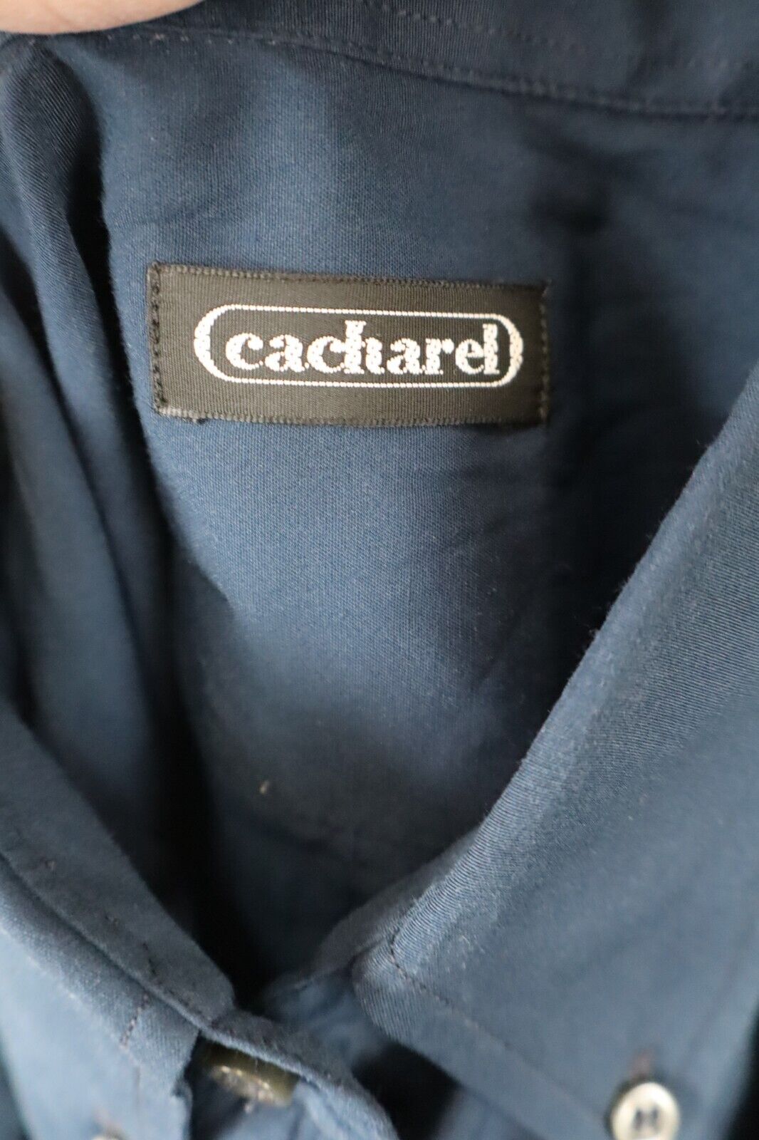 CACHAREL CAMICIA UOMO COTONE TG. 15.5 / 39  MAN CASUAL VINTAGE SHIRT