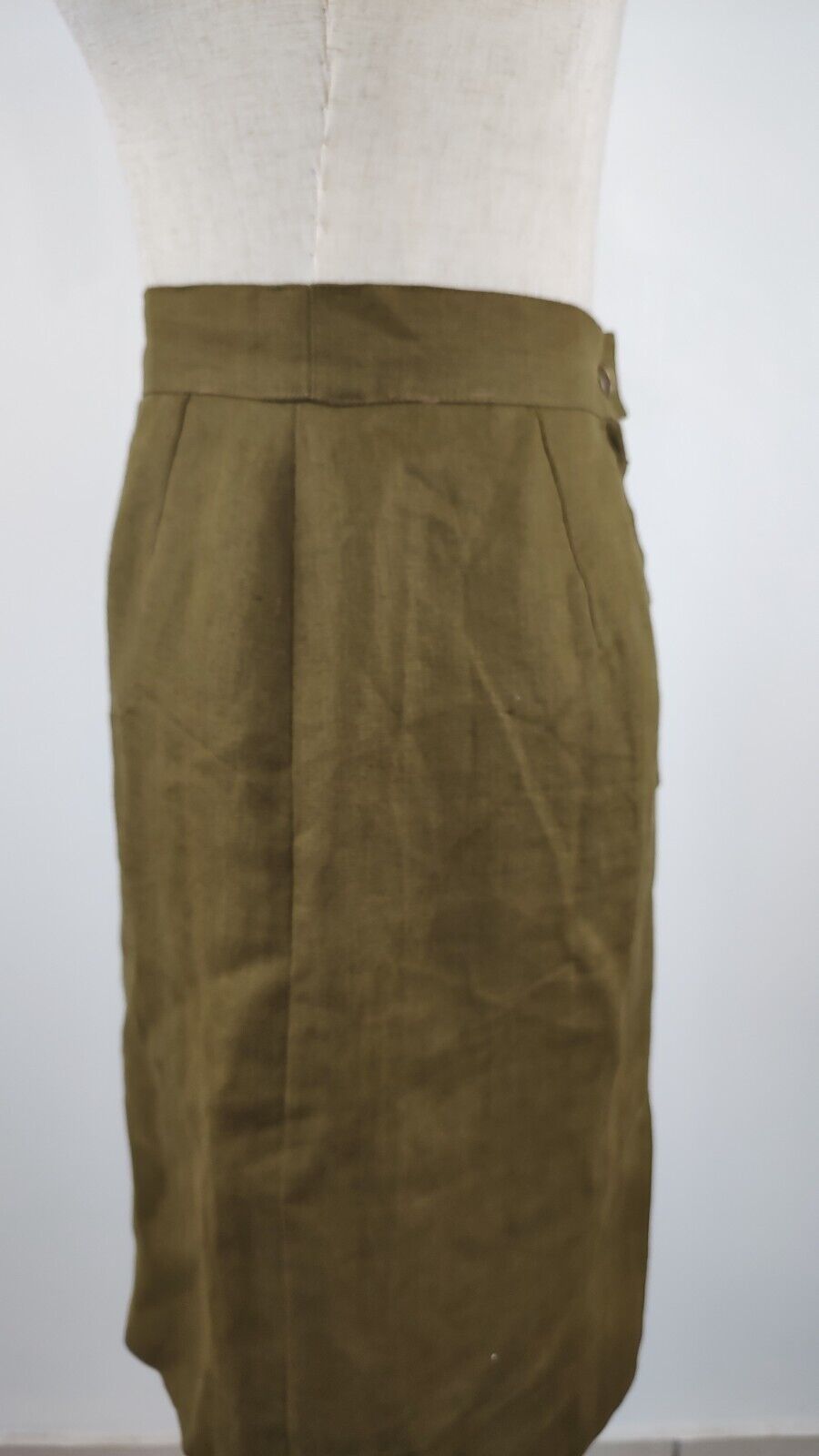 MARELLA GONNA DONNA LINO TG. 42\8 WOMAN SILK SKIRT VINTAGE MADE IN ITALY