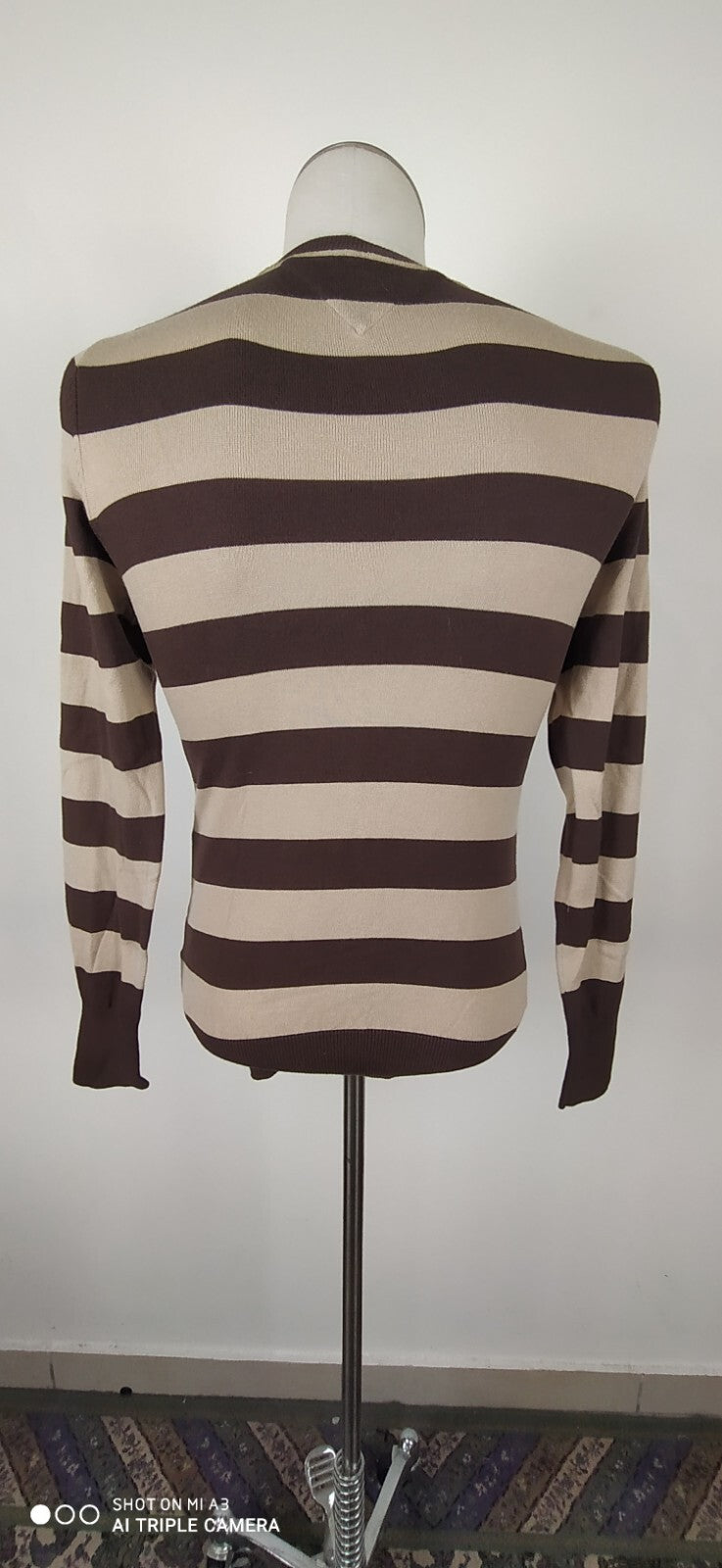 TOMMY HILFIGER MAGLIONE COTONE COTTON VINTAGE UOMO Tg. M MAN SWEATER CASUAL