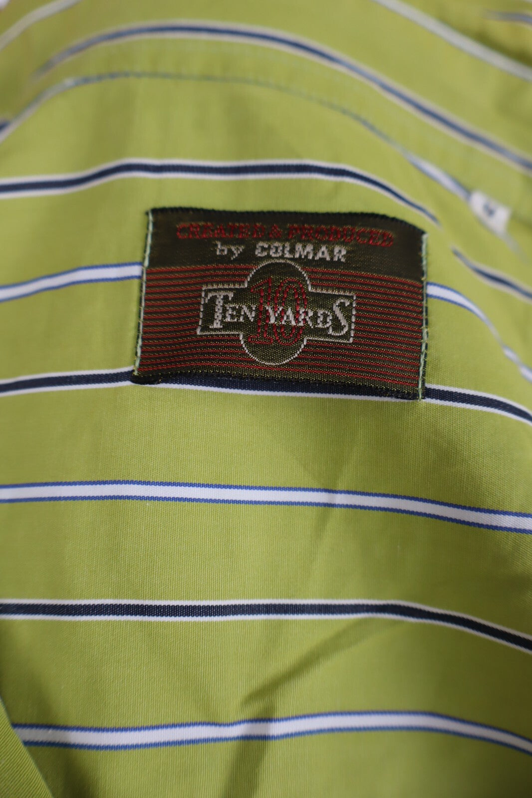 COLMAR TEN YARDS CAMICIA UOMO TG M MAN CASUAL VINTAGE SHIRT COTONE COTTON