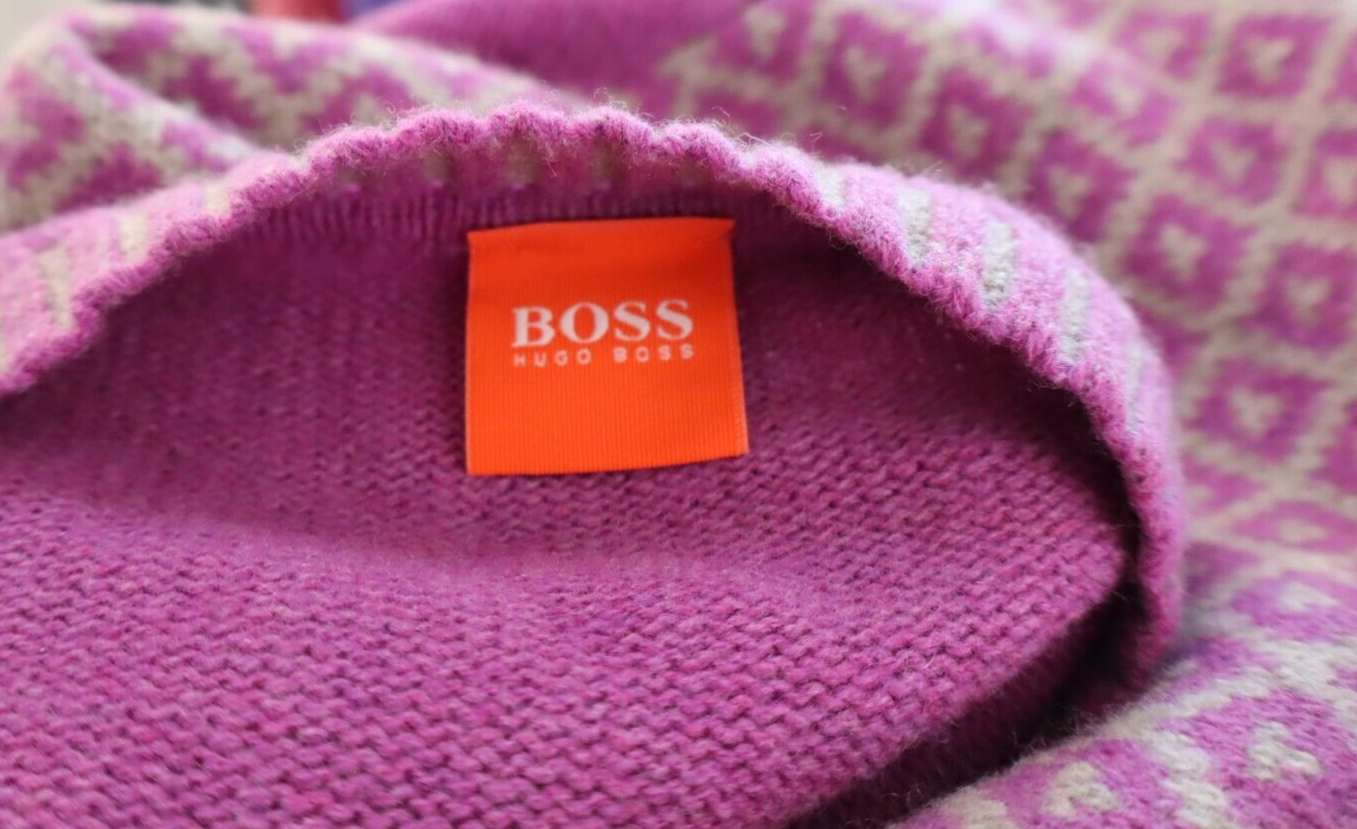 HUGO BOSS MAGLIONE LANA WOOL VINTAGE UOMO Tg. XL MAN WOOL SWEATER CASUAL