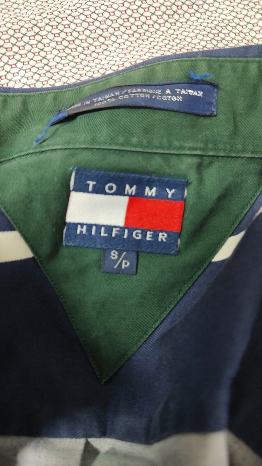 TOMMY HILFIGER CAMICIA UOMO TG. Small MAN CASUAL SHIRT VINTAGE SHIRT