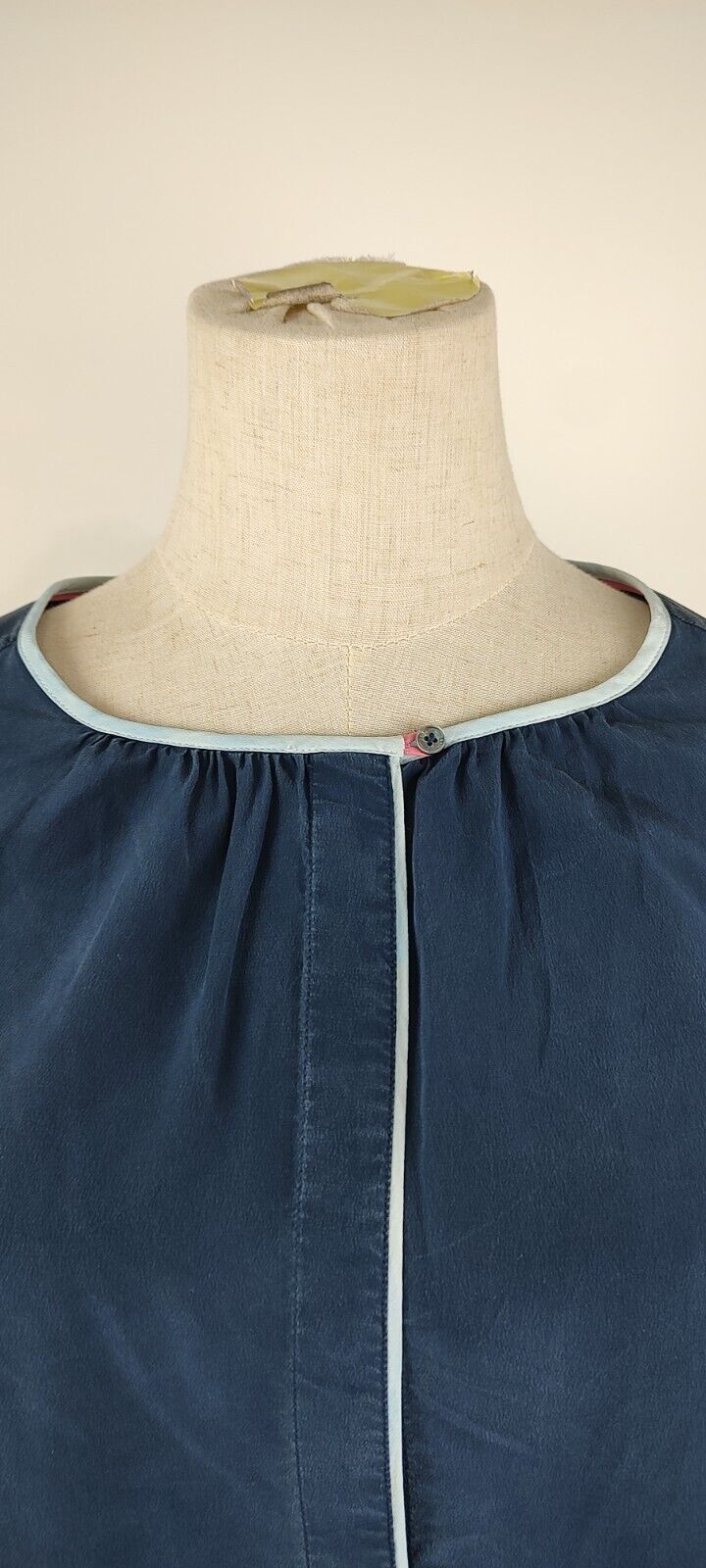 TOMMY HILFIGER CAMICIA DONNA SETA TG. M WOMAN SILK SHIRT CASUAL VINTAGE