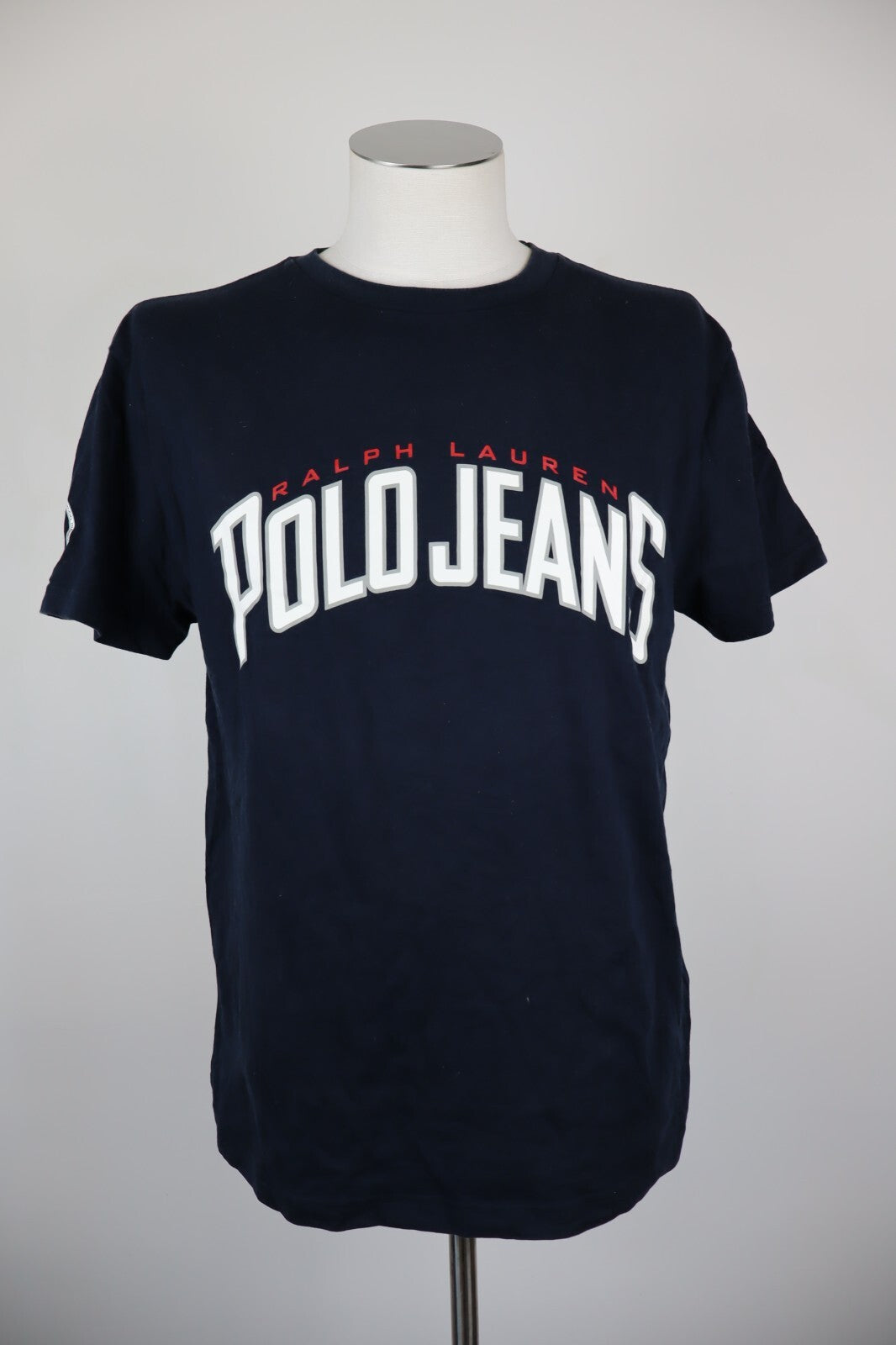 POLO JEANS RALPH LAUREN MAGLIA UOMO TG. L MAN COTONE T-SHIRT CASUAL VINTAGE