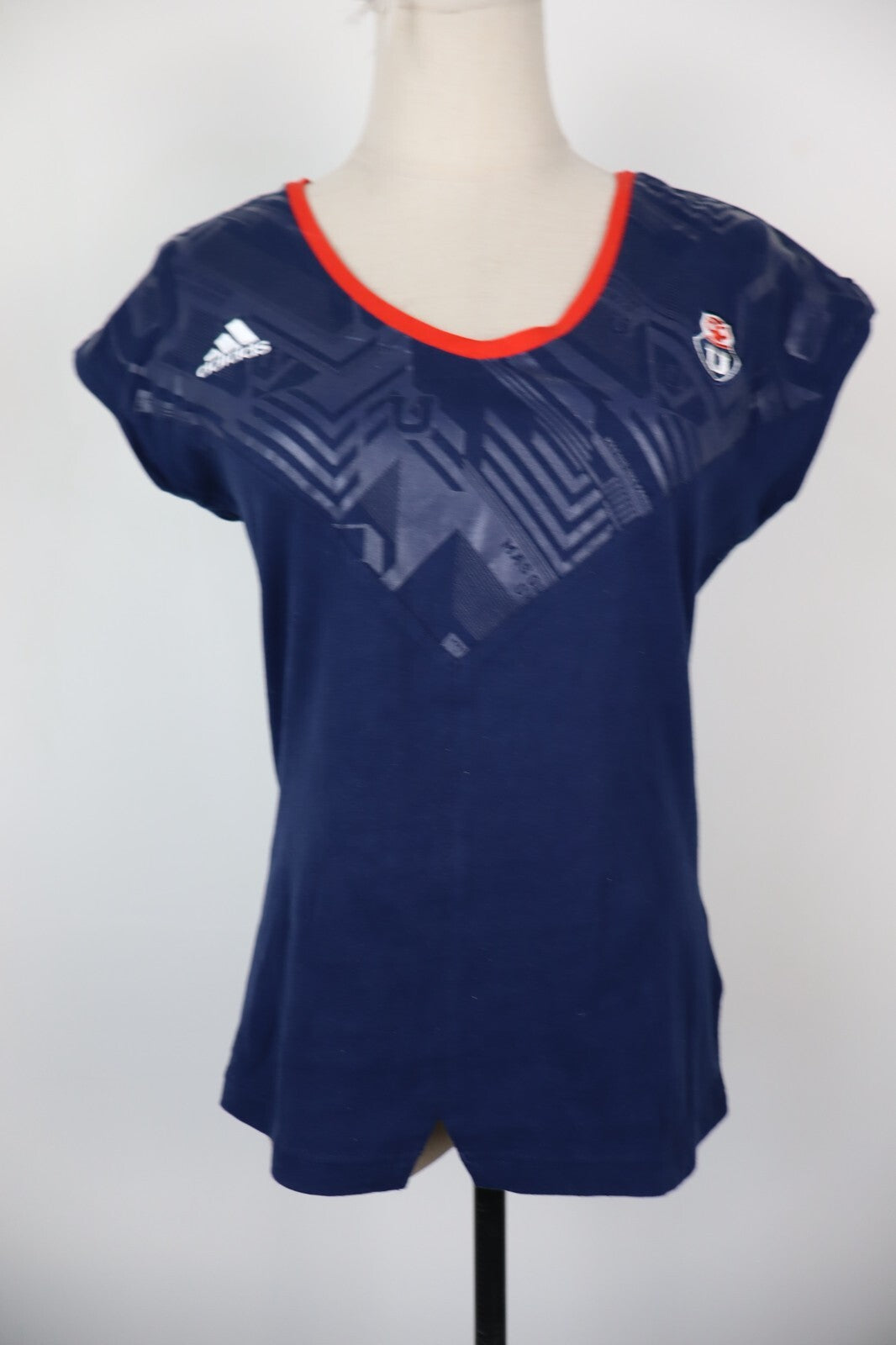 ADIDAS UNIVERSIDAD DE CHILE FOOTBALL MAGLIA DONNA L WOMAN CASUAL VINTAGE T-SHIRT