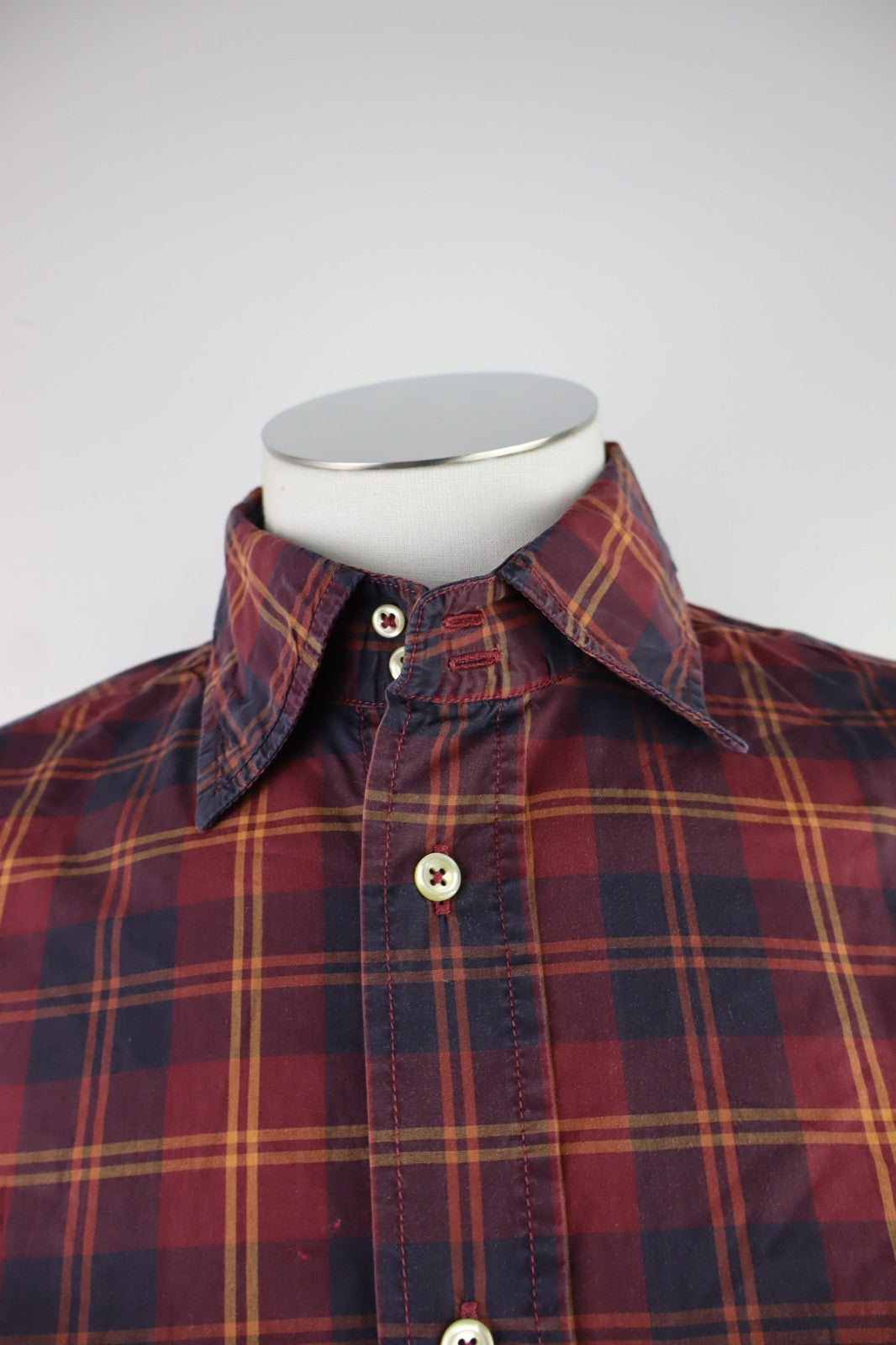 HENRY COTTON'S CAMICIA UOMO COTONE TG 41 MAN CASUAL VINTAGE COTTON SHIRT LOGO
