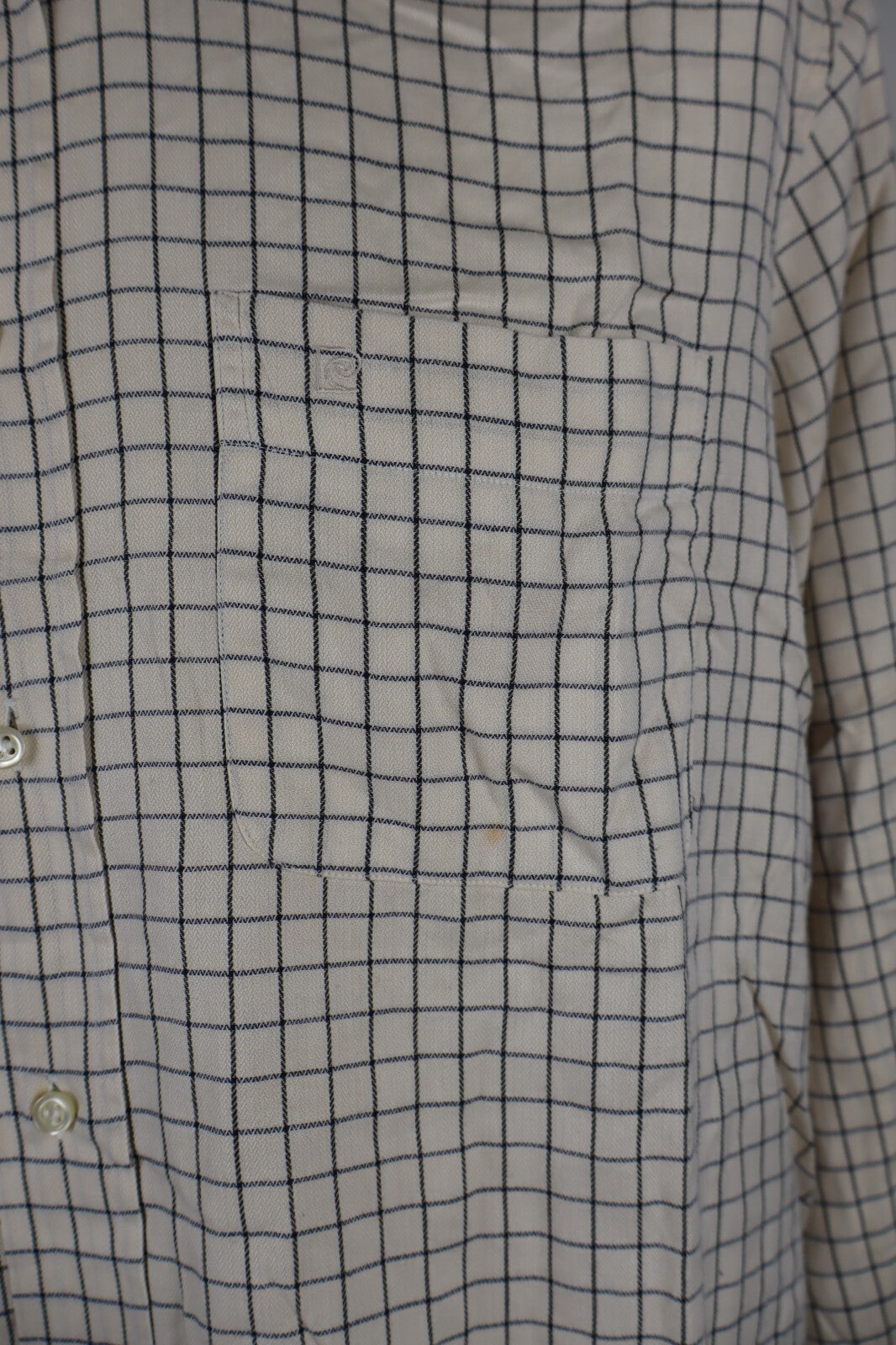 PIERRE CARDIN CAMICIA UOMO COTONE TG. 15,5 MAN CASUAL VINTAGE COTTON SHIRT