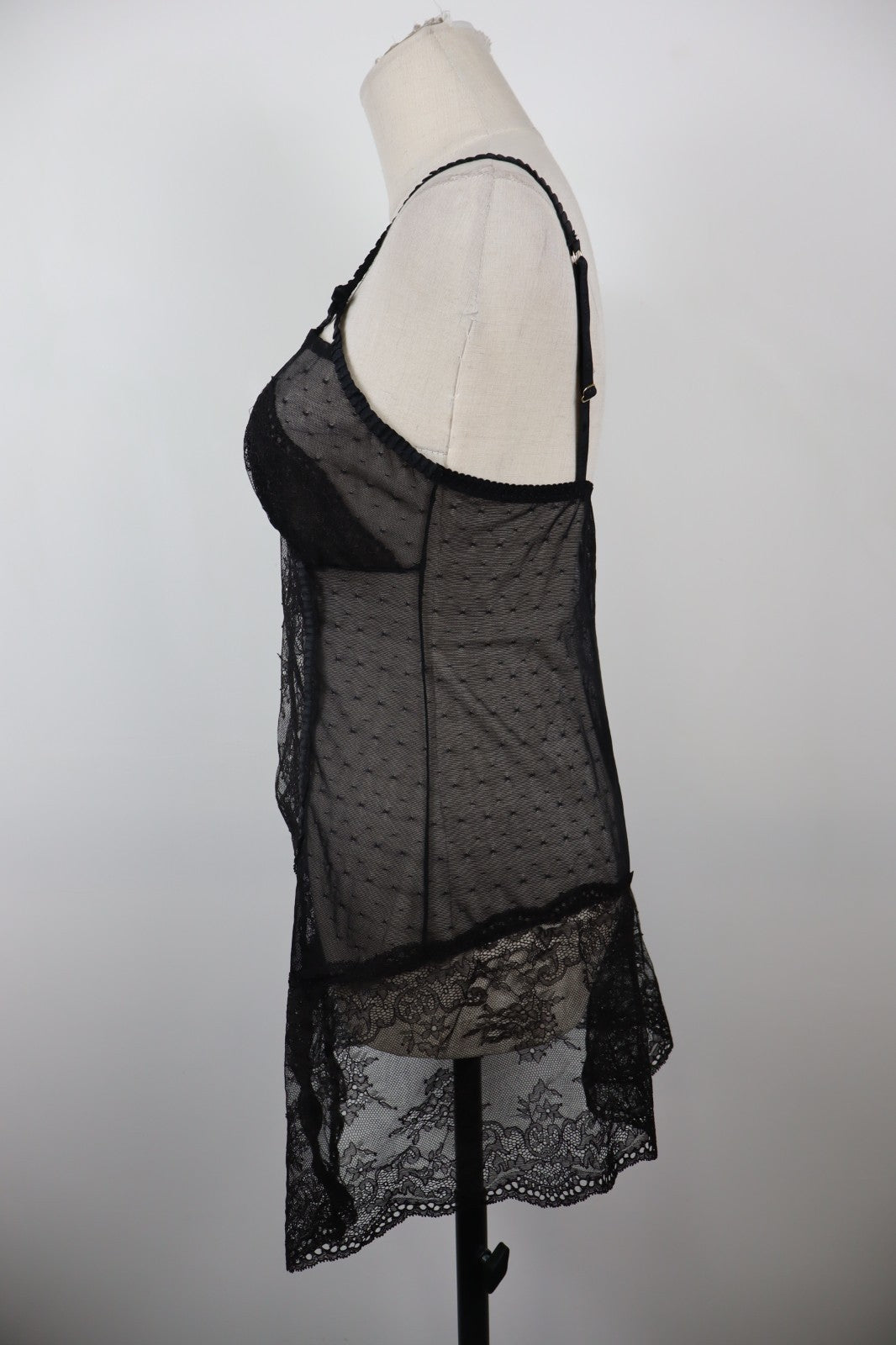 TWINSET SIMONA BARBBIERI LINGERIE SOTTOVESTE INTIMO IN PIZZO DONNA TG M WOMAN