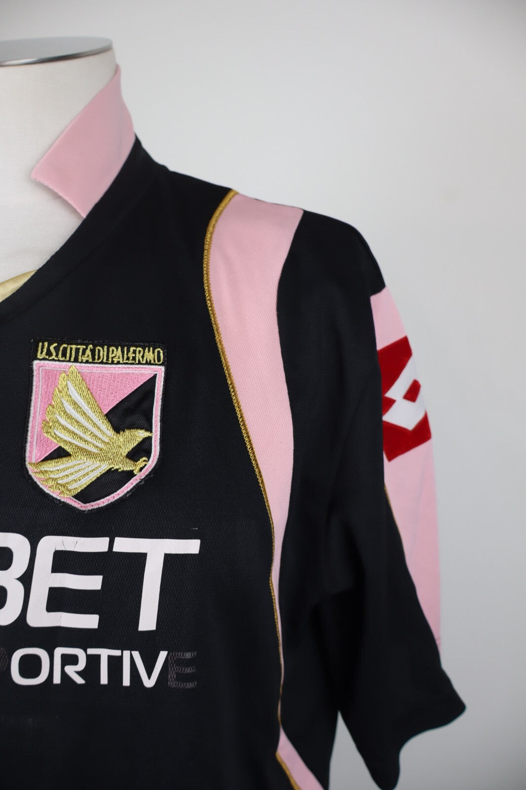 LOTTO PALERMO MICCOLI N 10 MAGLIA CALCIO UOMO 2XL TRIKOT JERSEY SOCCER VINTAGE