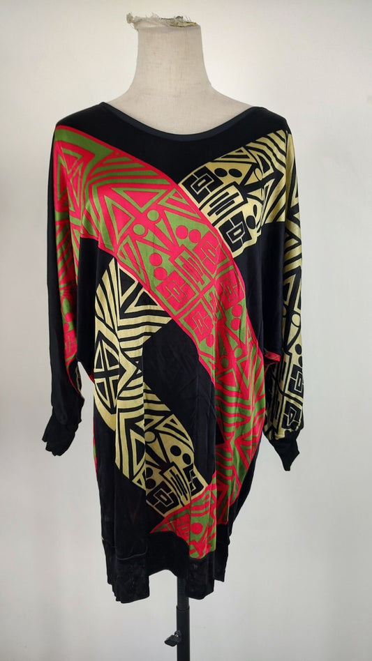 CUSTO BARCELONA VESTITO DONNA TG. M WOMAN CASUAL VINTAGE DRESS