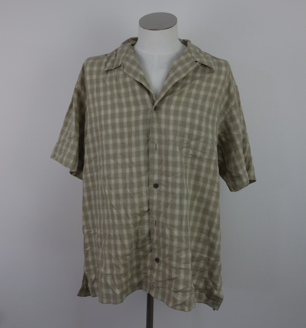 COLUMBIA CAMICIA UOMO TG. L MAN CASUAL SPORTSWEAR VINTAGE SHIRT NYLON