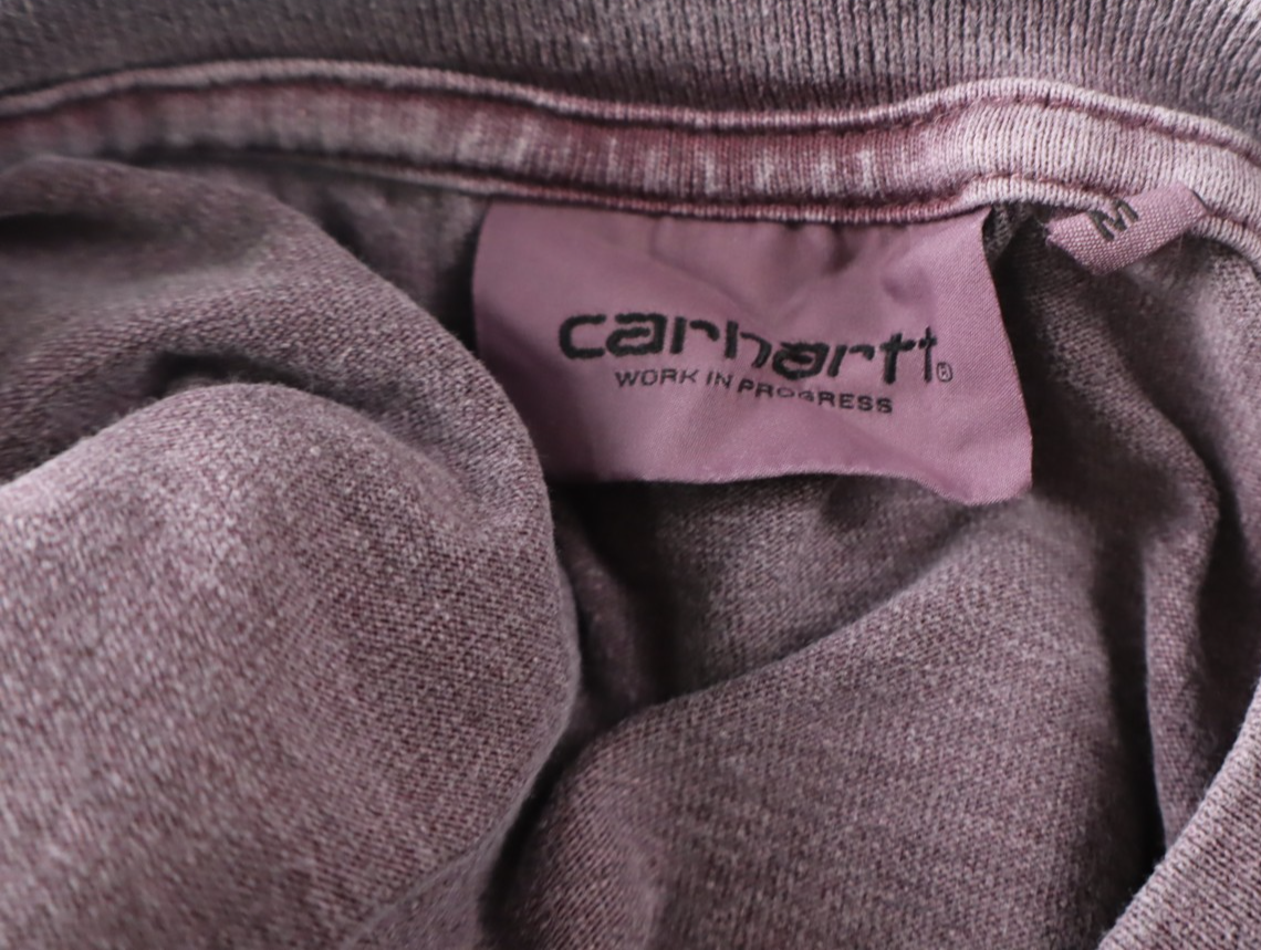 CARHARTT MAGLIA UOMO COTONE TG M MAN COTTON T-SHIRT CASUAL VINTAGE LOGO VIOLA