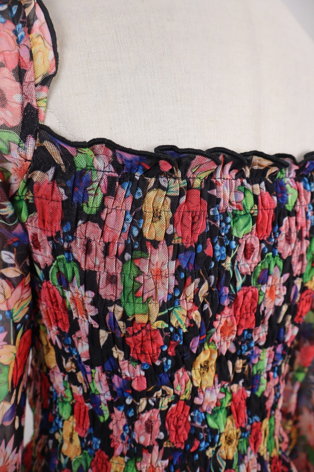 DESIGUAL MAGLIA MANICA LUNGA DONNA TG. S WOMAN VINTAGE T-SHIRT CASUAL VELATO