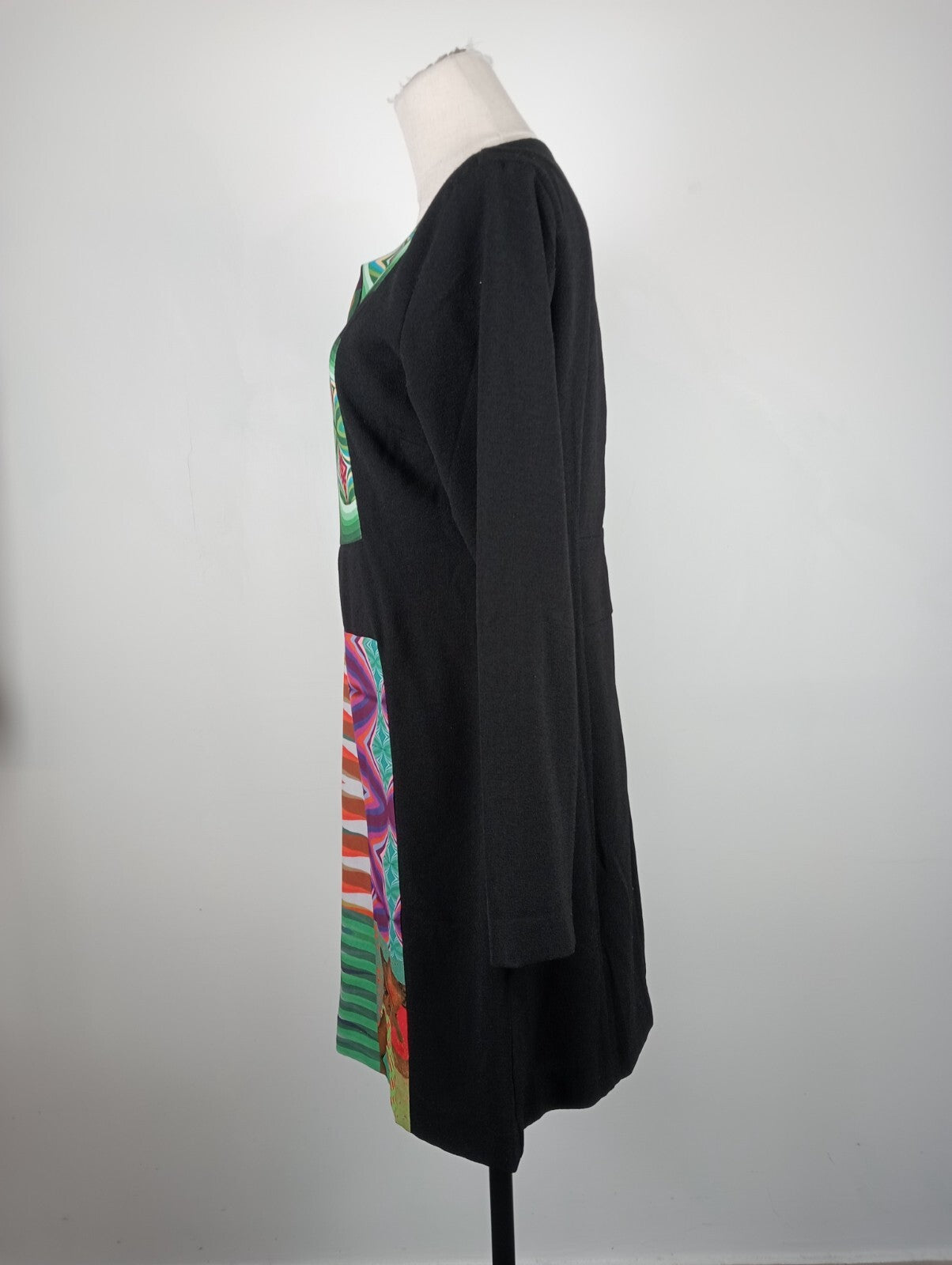 DESIGUAL VESTITO ABITO DONNA TG. 40 WOMAN CASUAL VINTAGE DRESS