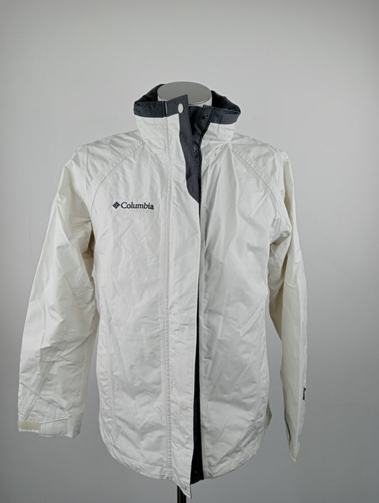 COLUMBIA GIUBBINO IMPERMEABILE WATERPROOF DONNA TG L WOMAN JACKET CASUAL VINTAGE