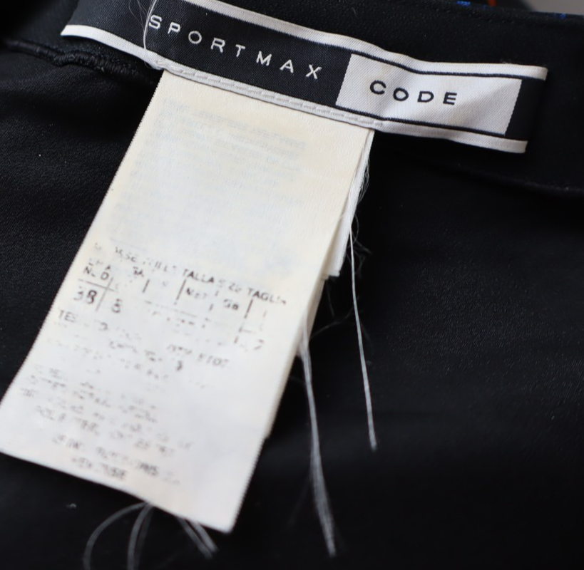 SPORTMAX CODE VESTITO ABITO DONNA TG. 38 WOMAN CASUAL VINTAGE DRESS ANIMALIER