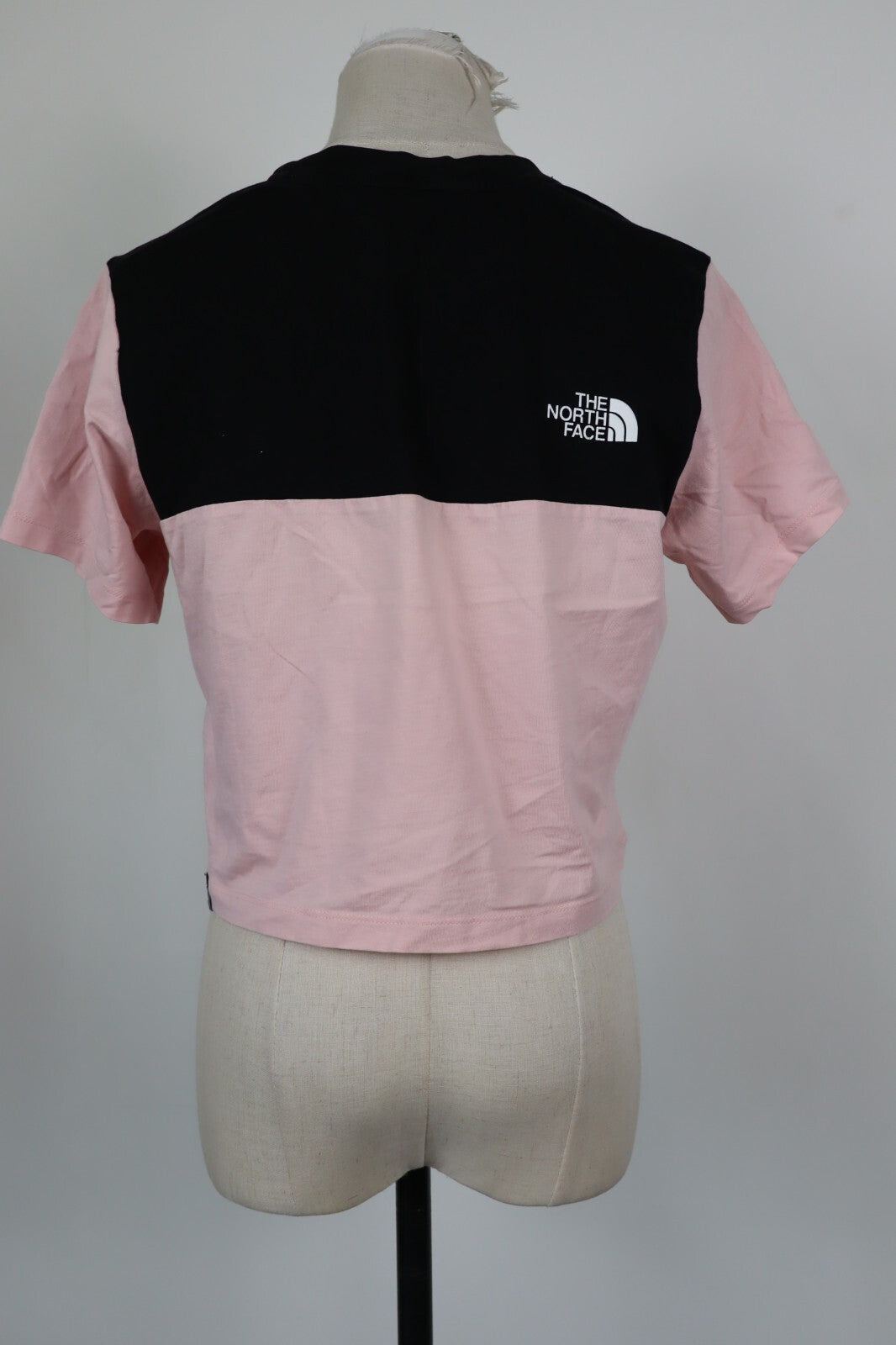 THE NORTH FACE MAGLIA DONNA TG S WOMAN CASUAL VINTAGE CROP TOP T-SHIRT COTONE
